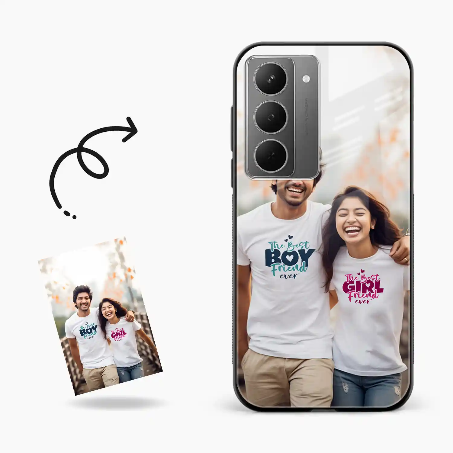 Customised Photo Printed Realme Narzo 80X 5G Back Cover