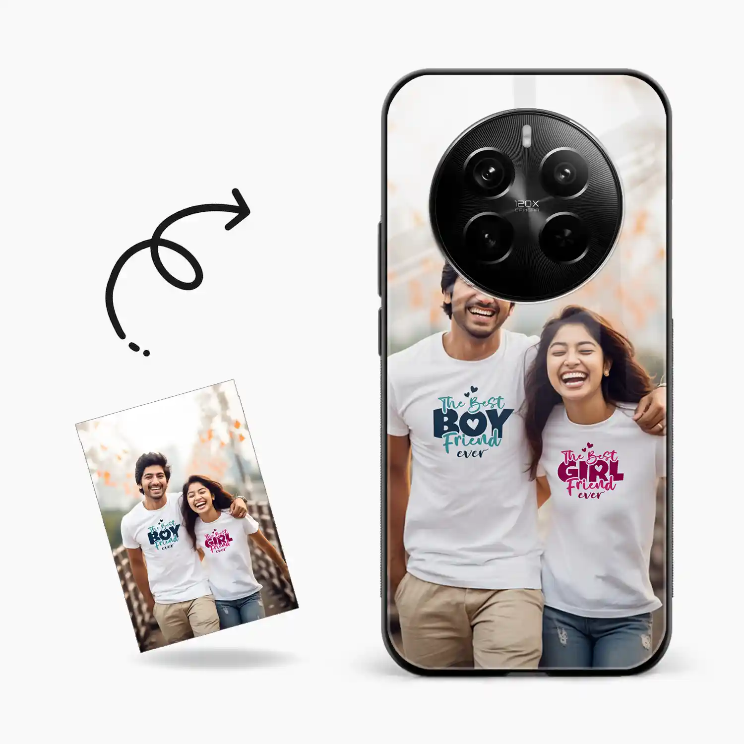 Customised Photo Printed Realme P1 5g Back Cover