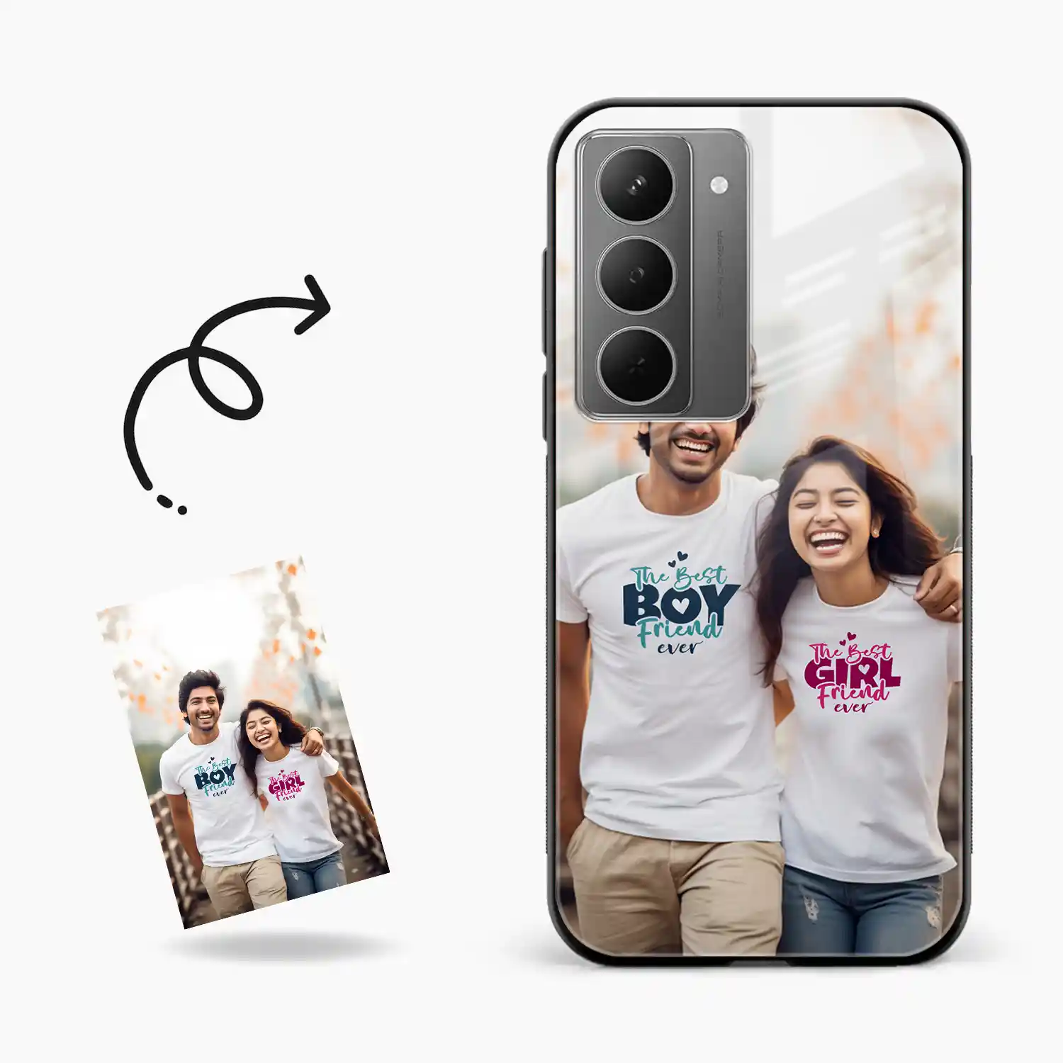 Customised Photo Printed Realme P3x 5G Back Cover