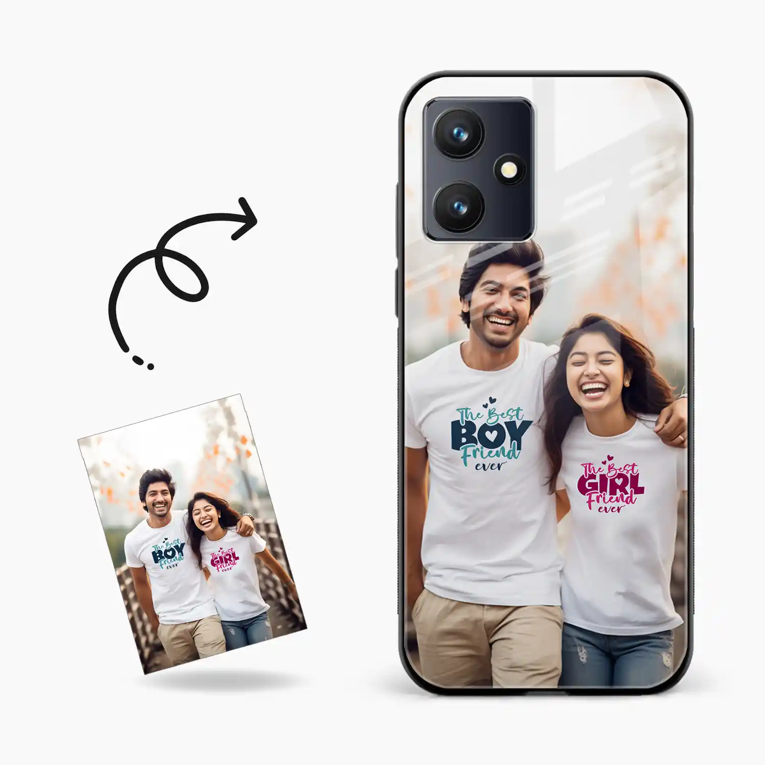 Customised Photo Printed Redmi 12 5G Back Cover