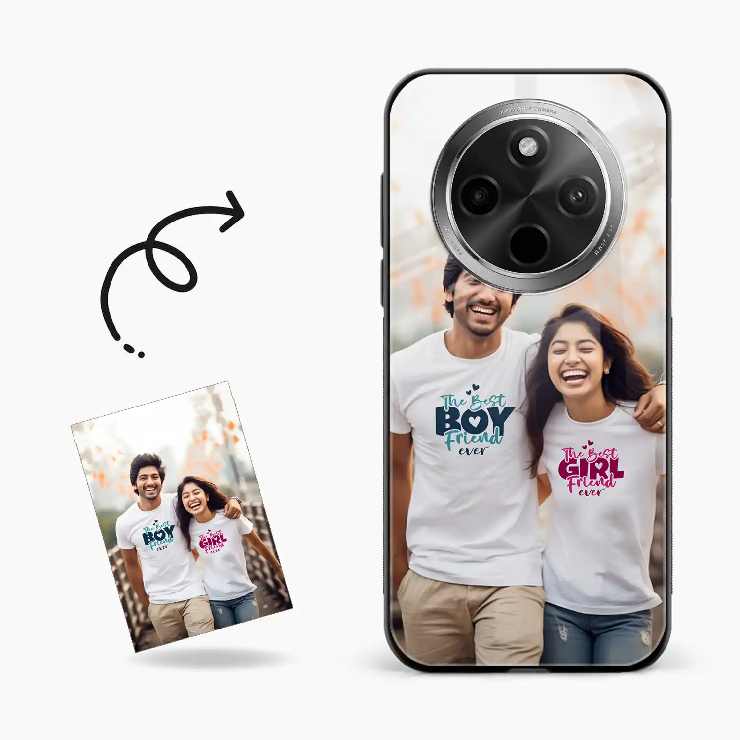 Customised Photo Printed Redmi 14c 5G Back Cover