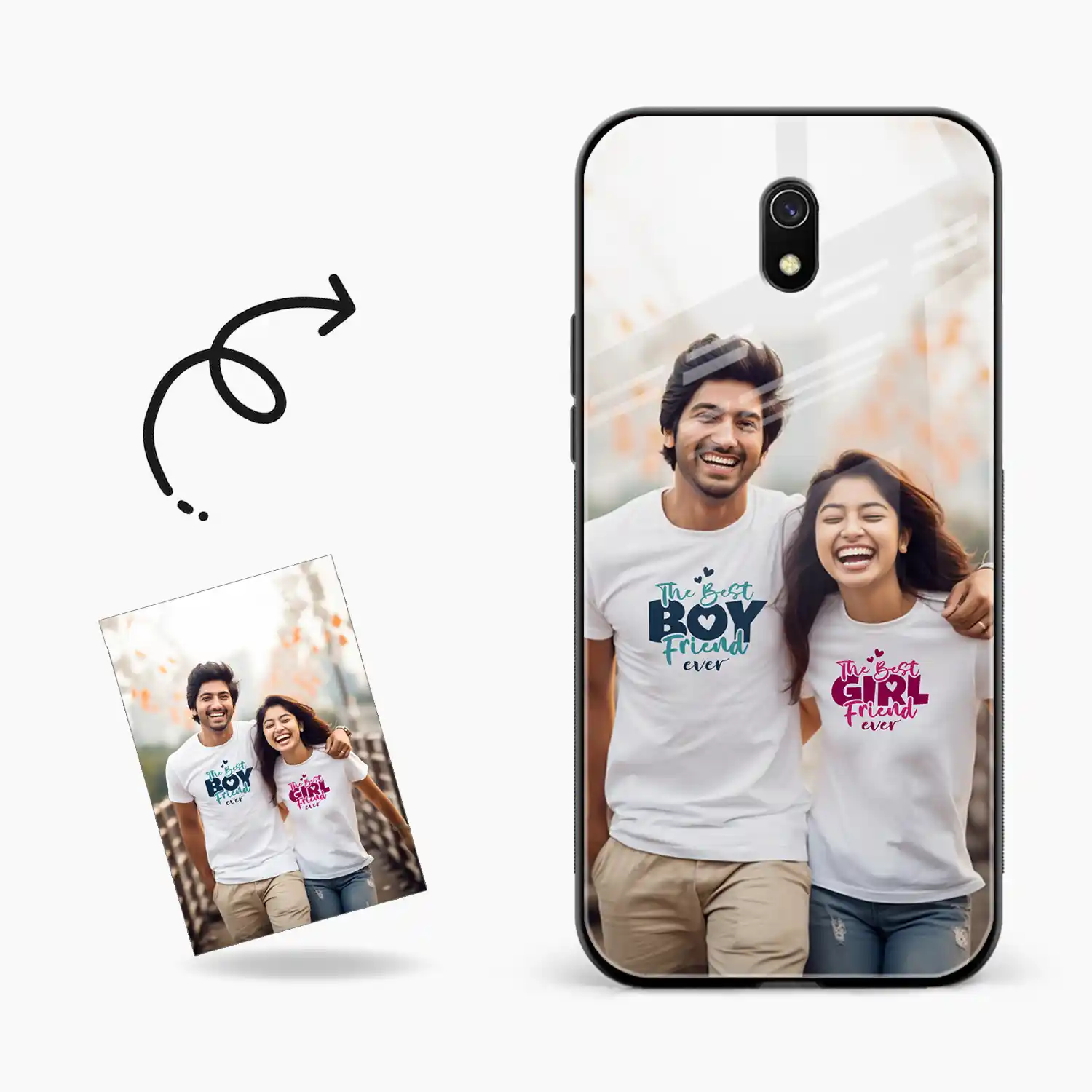 Customised Photo Printed Redmi 8A Back Cover