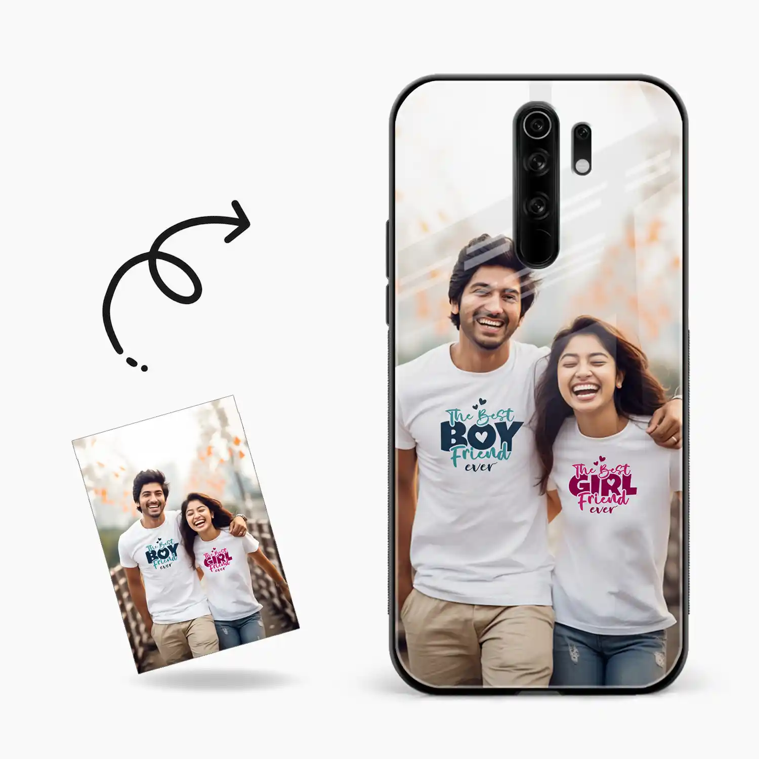 Customised Photo Printed Redmi 9 Prime Back Cover