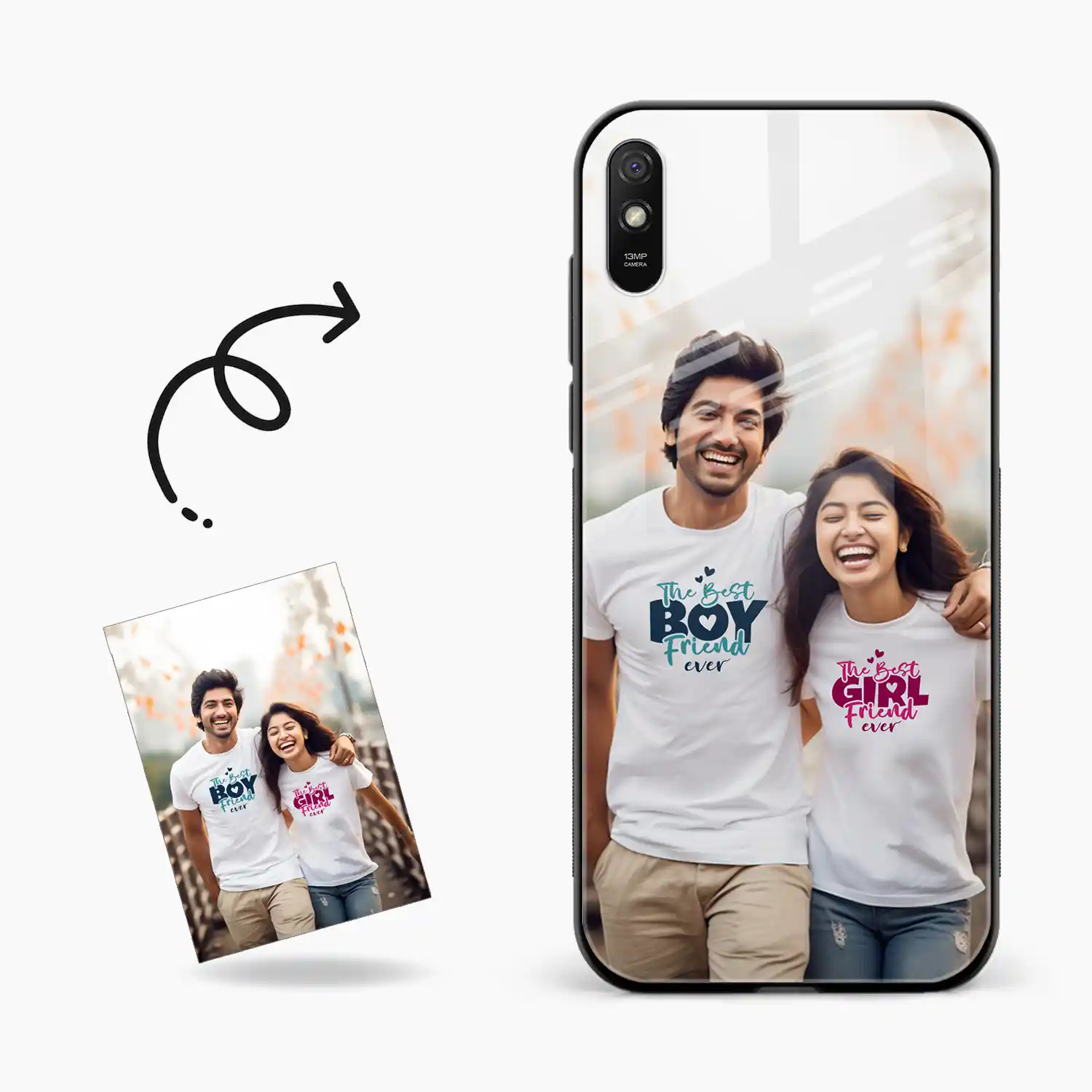 Customised Photo Printed Redmi 9i Back Cover