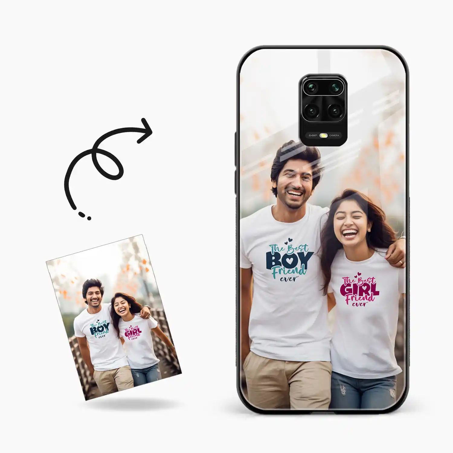 Customised Photo Printed Redmi Note 10 Lite Back Cover