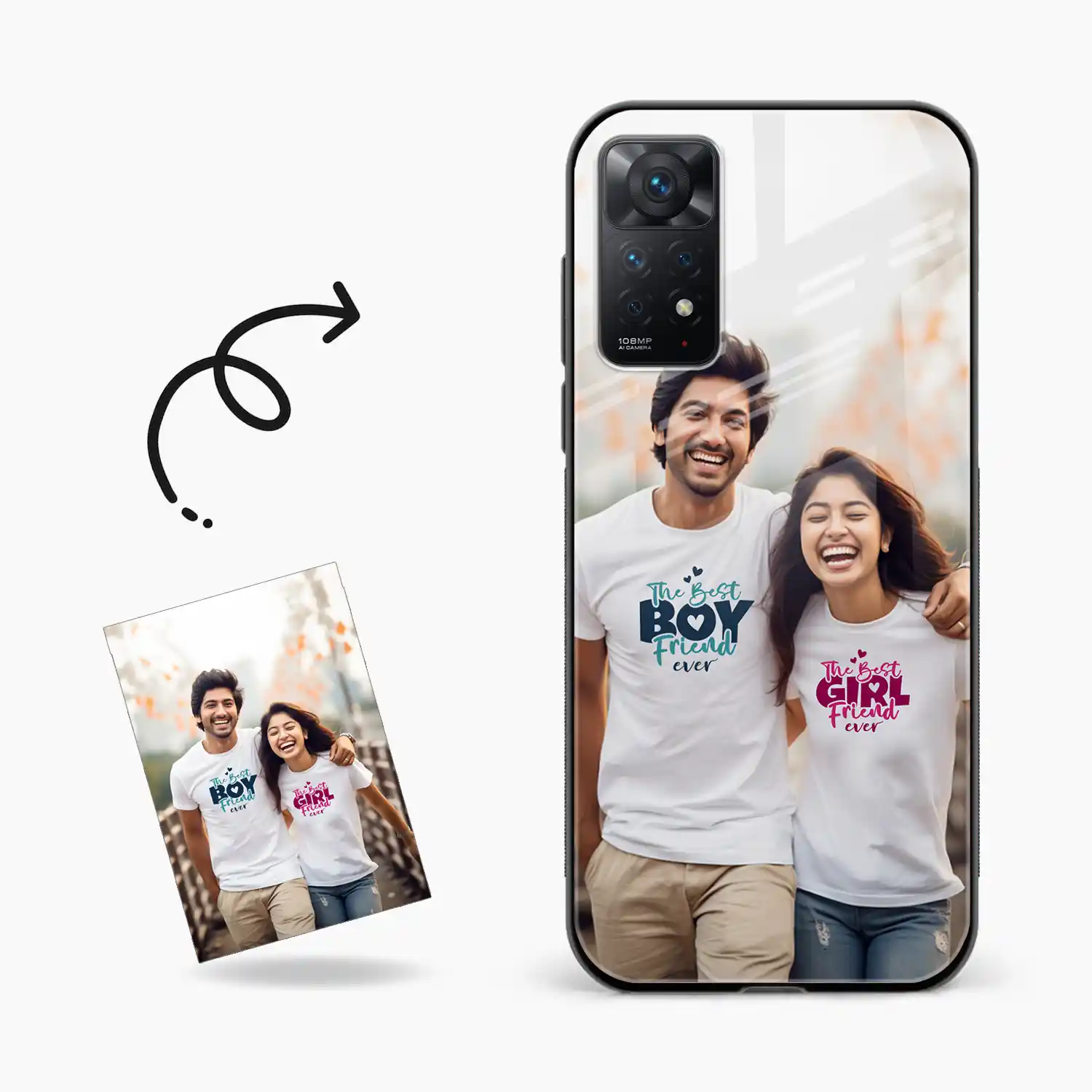 Customised Photo Printed Redmi Note 11 Back Cover
