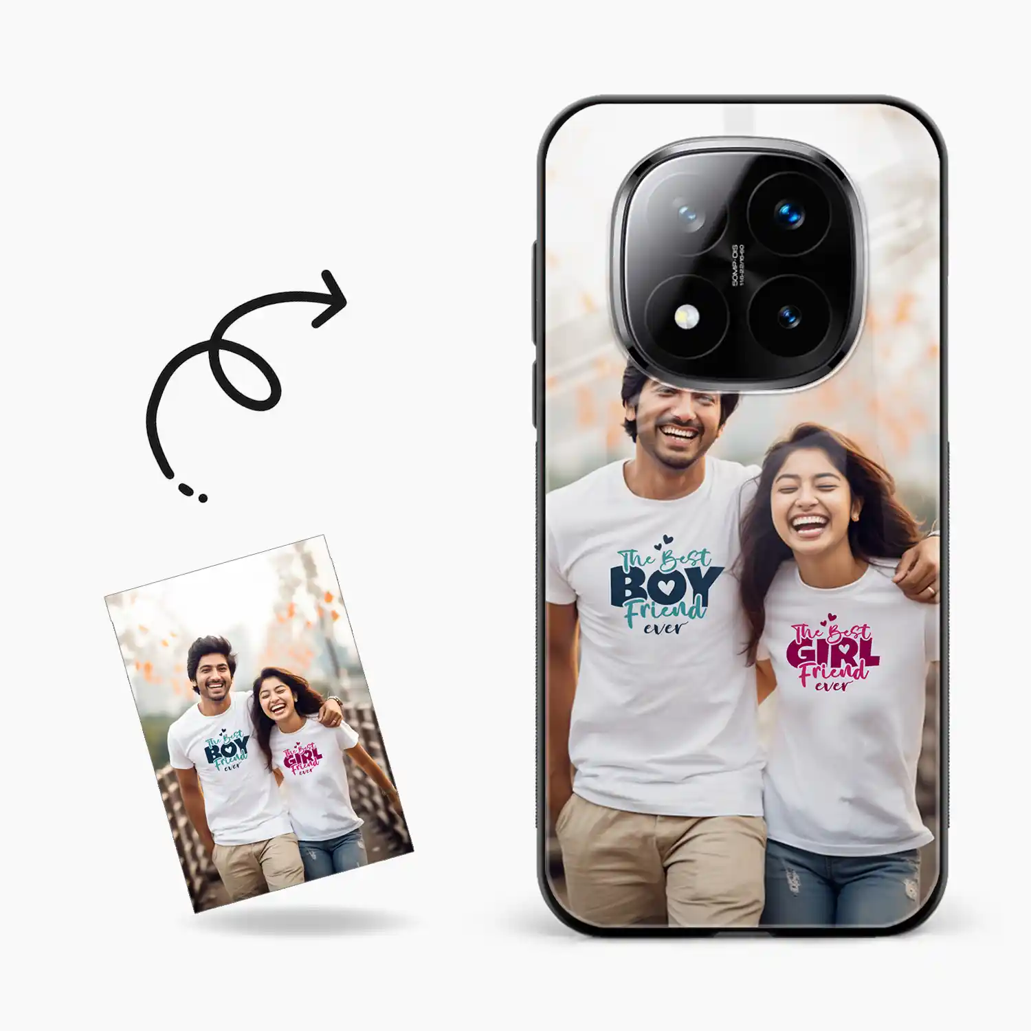 Customised Photo Printed Redmi Note 14 Pro 5G Back Cover