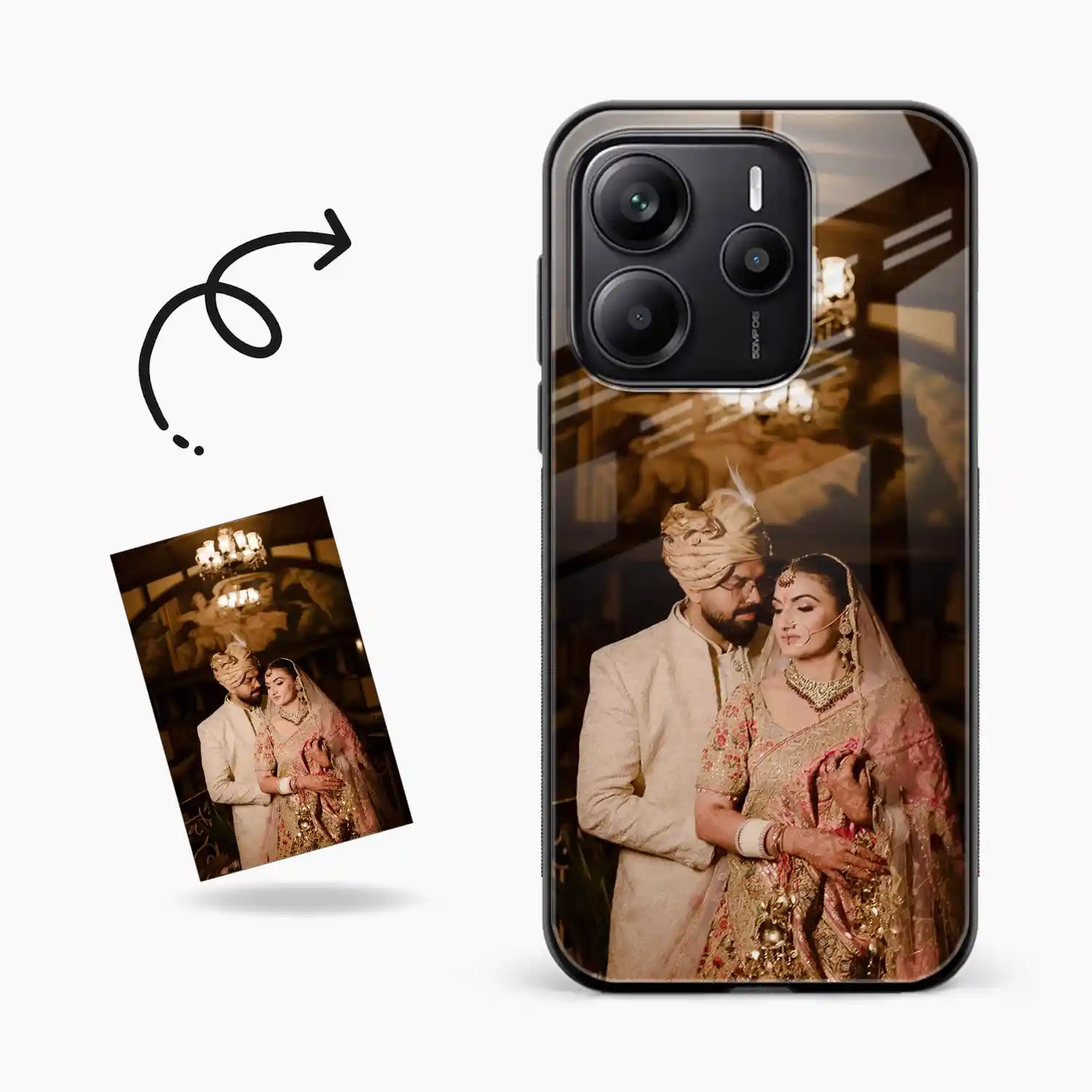 Customised Photo Printed Redmi Note 14 SE 5G Back Cover