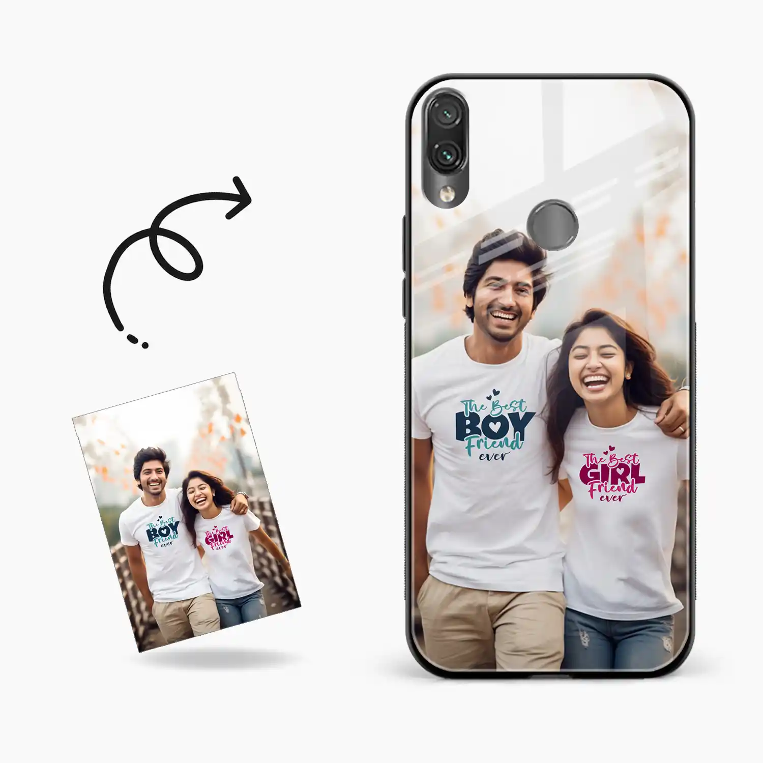 Customised Photo Printed Redmi Note 7 Pro Back Cover