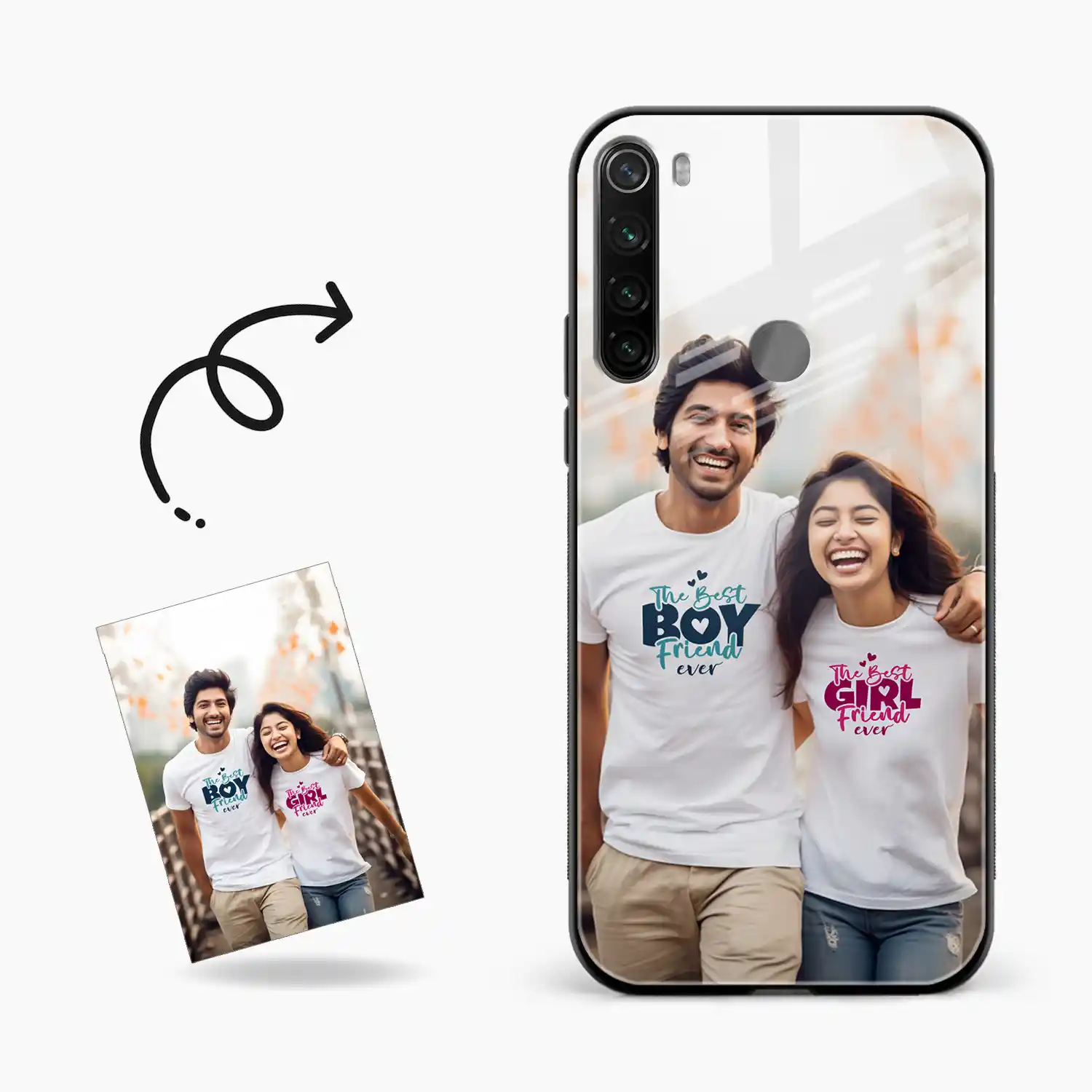 Customised Photo Printed Redmi Note 8 Back Cover