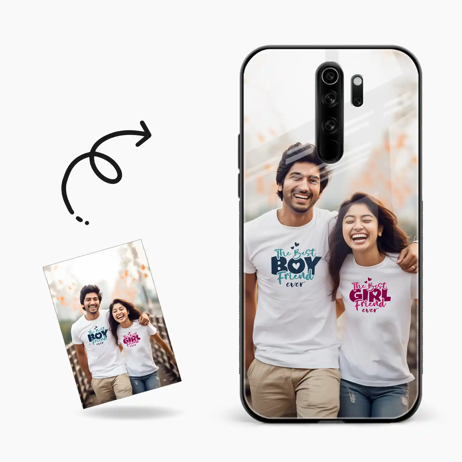 Customised Photo Printed Redmi Note 8 Pro Back Cover