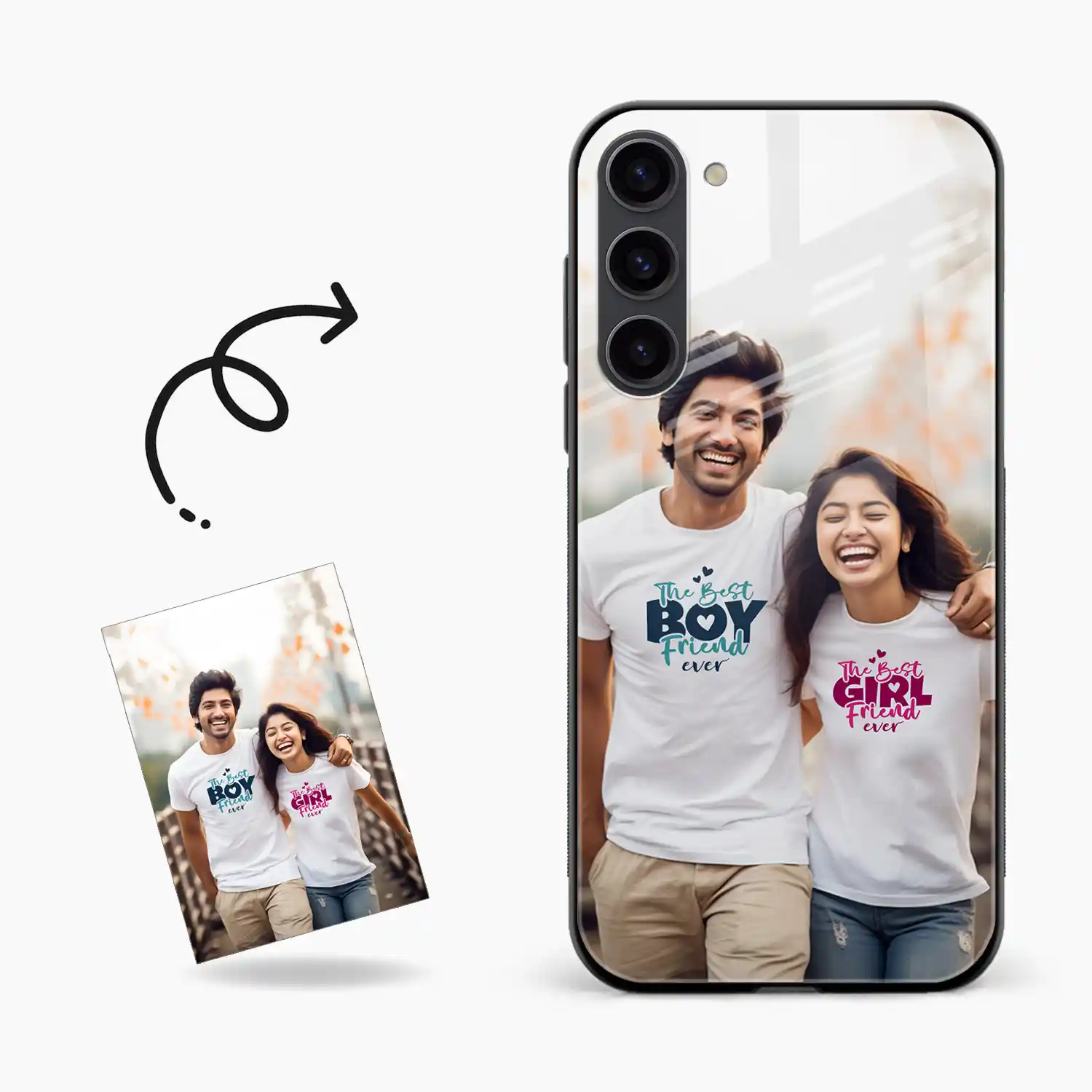 Customised Photo Printed Samsung S23 Plus Back Cover