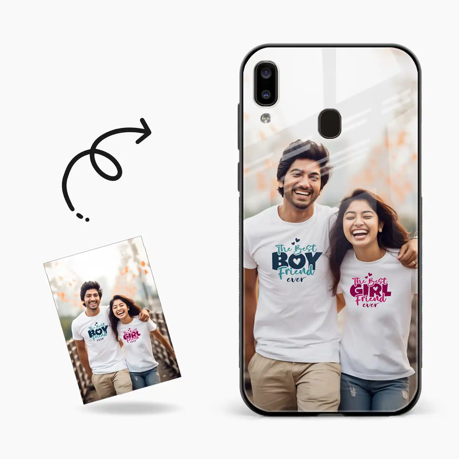 Customised Photo Printed Samsung A20 Back Cover