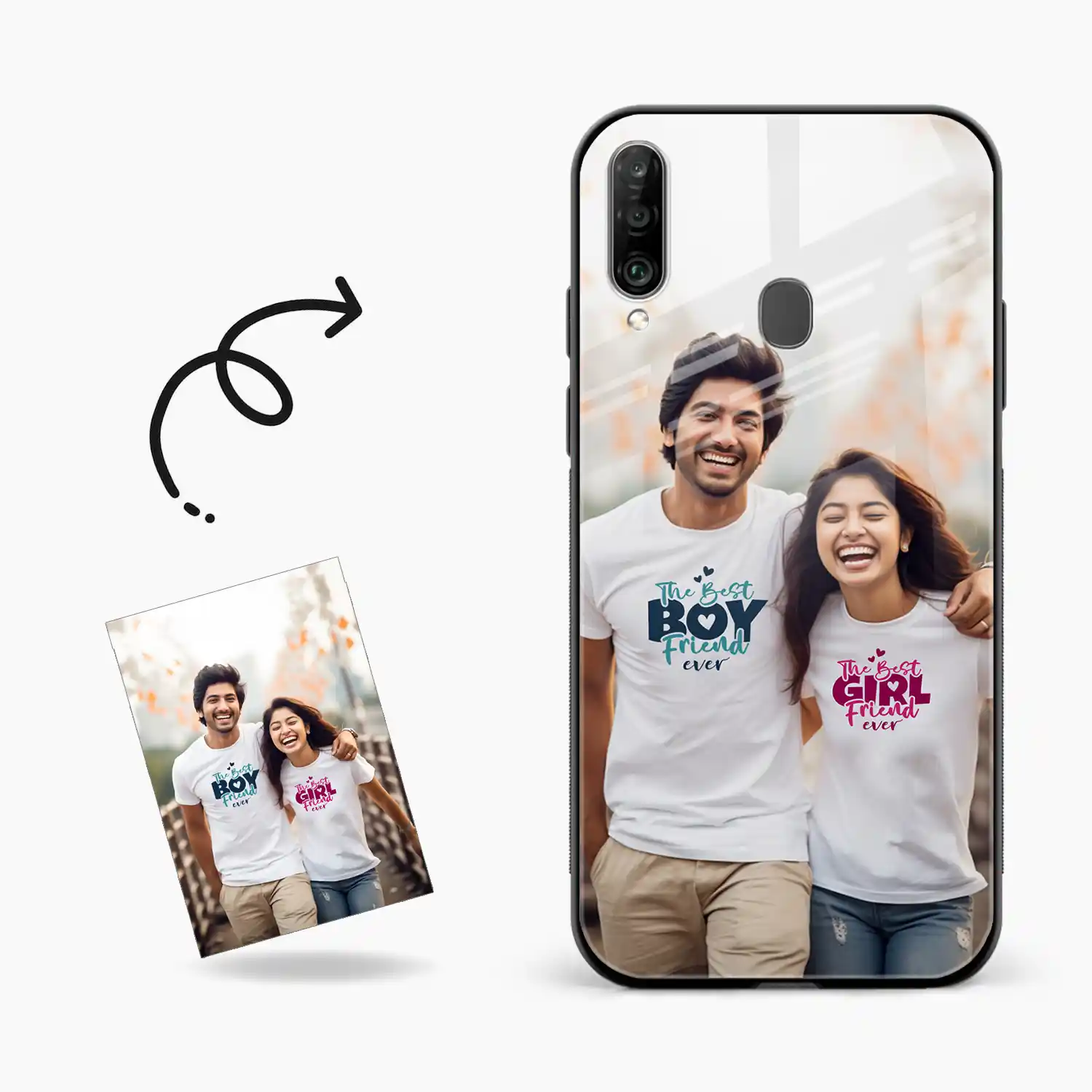 Customised Photo Printed Samsung A30s Back Cover