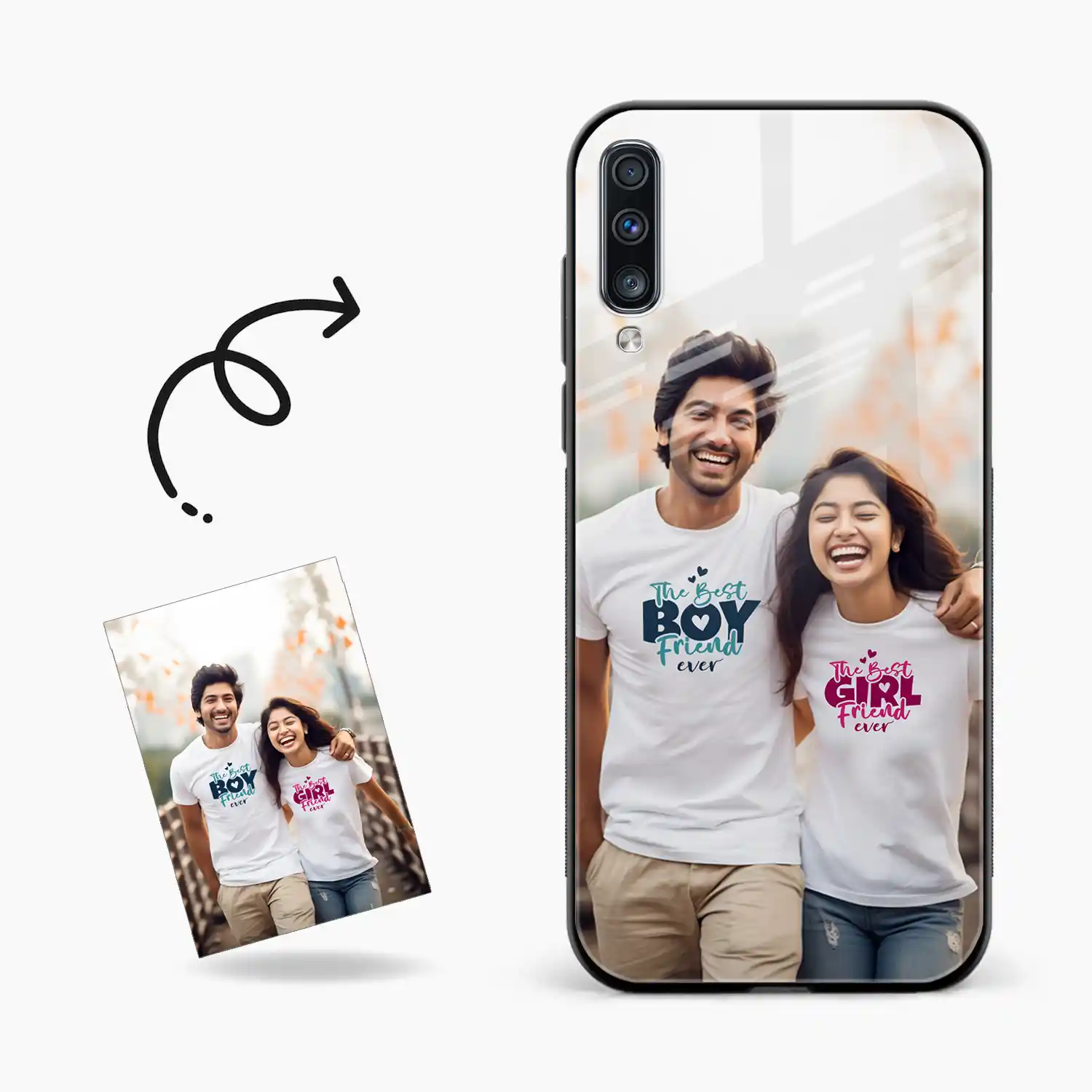 Customised Photo Printed Samsung A50s Back Cover