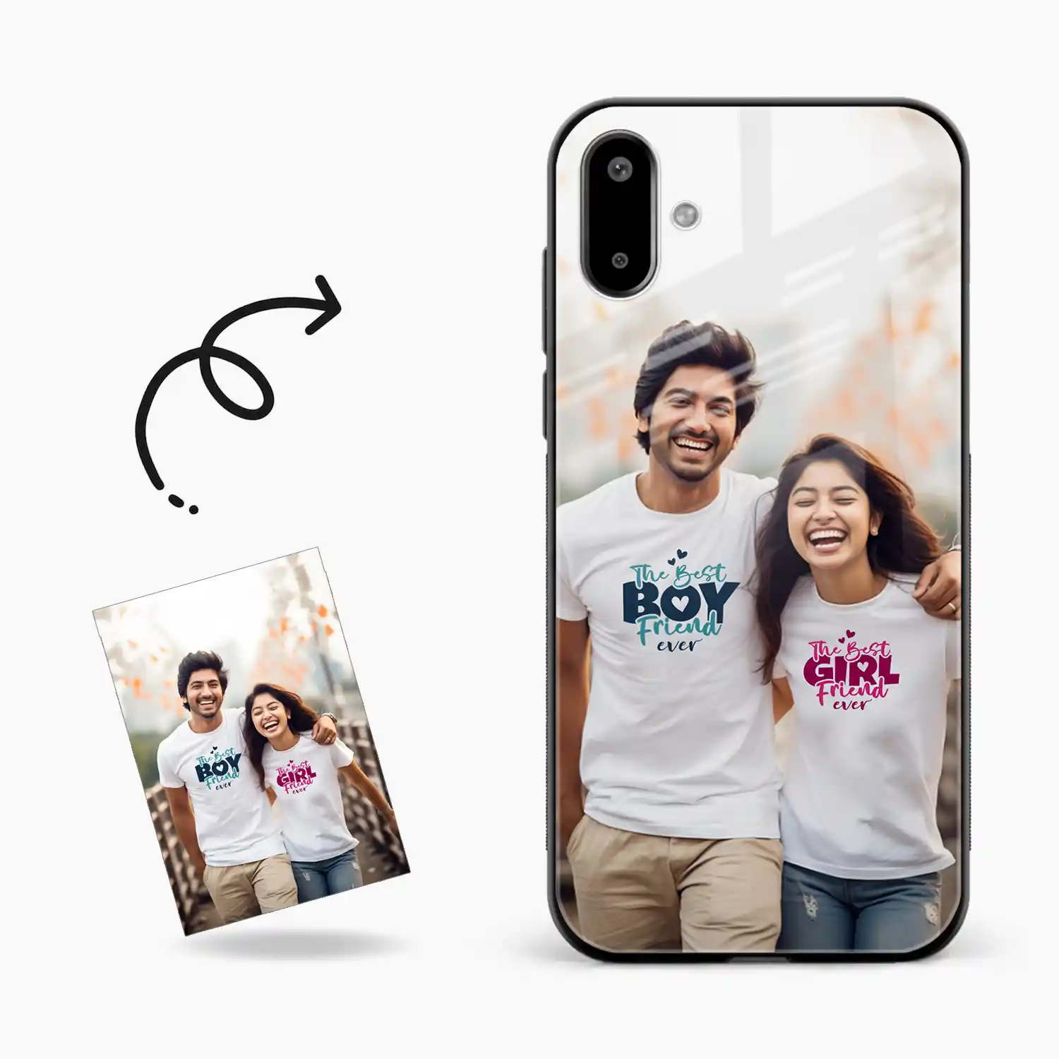Customised Photo Printed Samsung F06 5G Back Cover