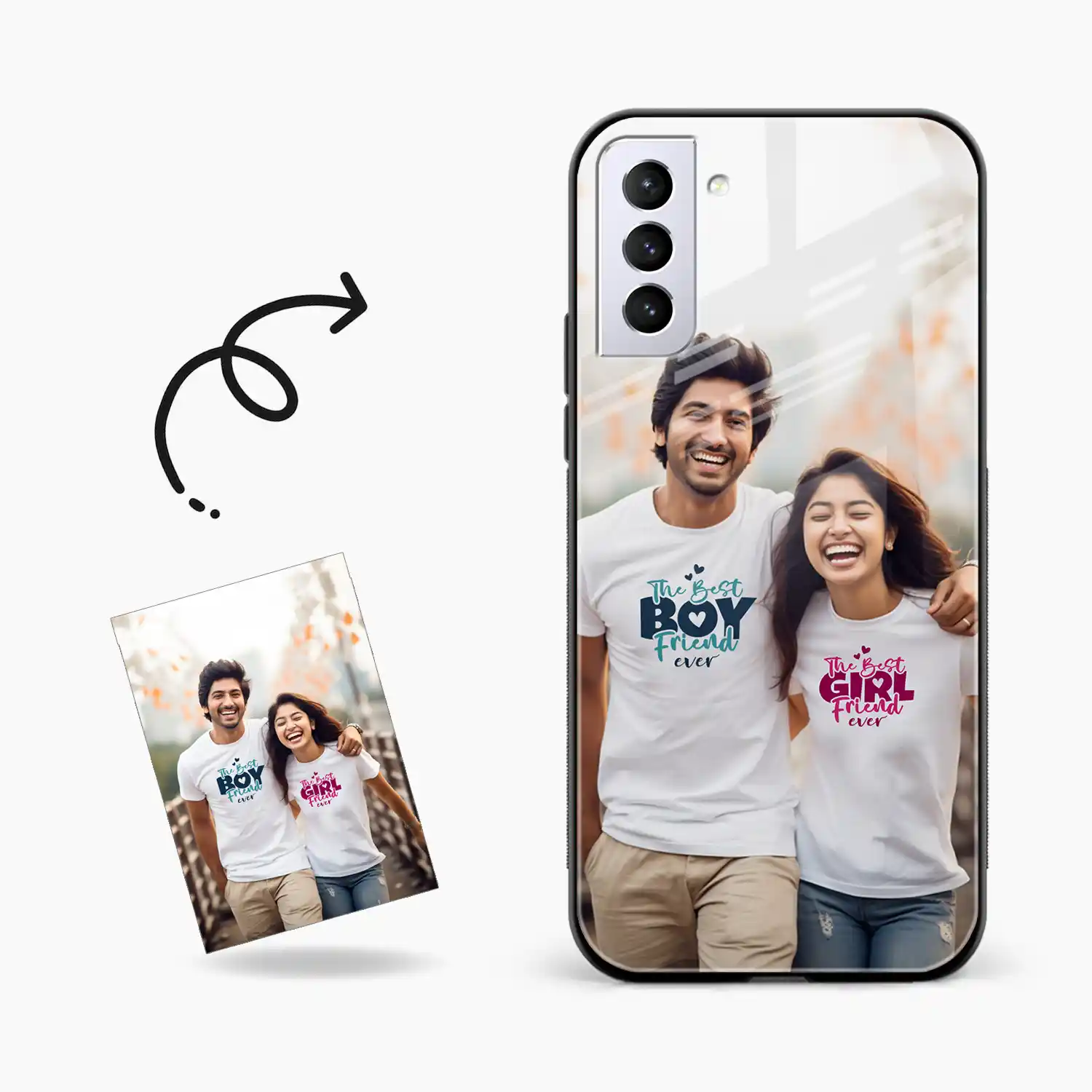 Customised Photo Printed Samsung Galaxy S21 Back Cover