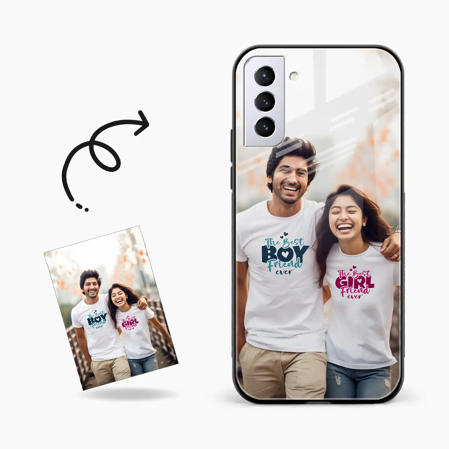 Customised Photo Printed Samsung Galaxy S21 Plus Back Cover