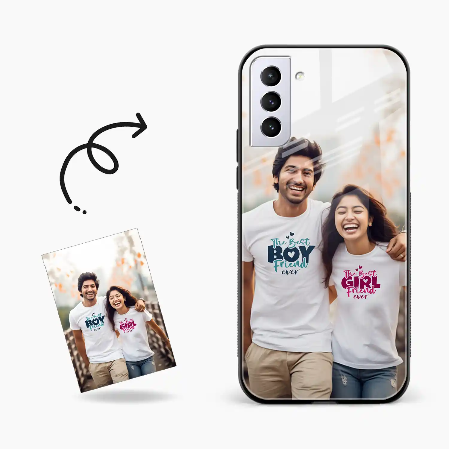 Customised Photo Printed Samsung Galaxy S22 Back Cover