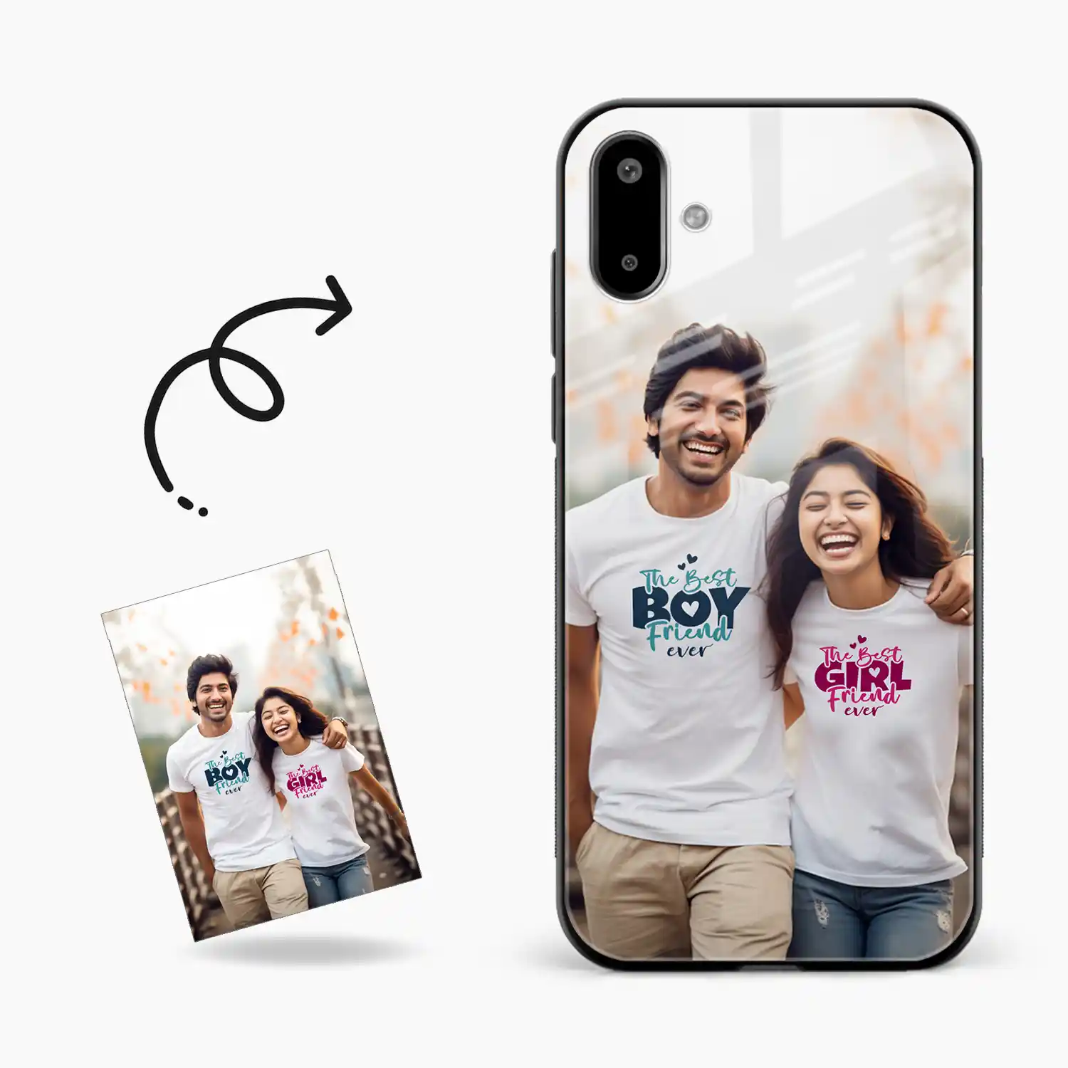 Customised Photo Printed Samsung M06 5G Back Cover