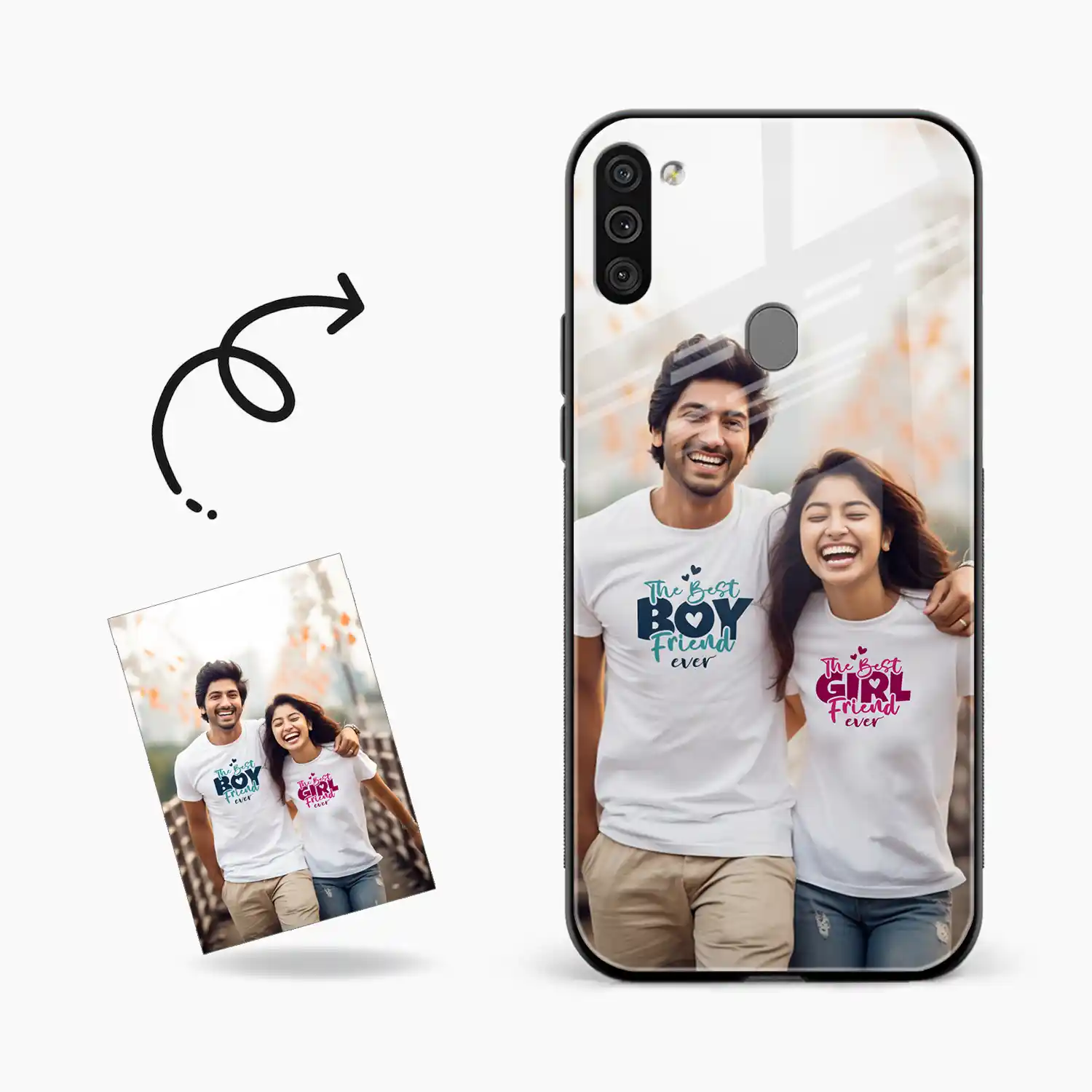 Customised Photo Printed Samsung M11 Back Cover