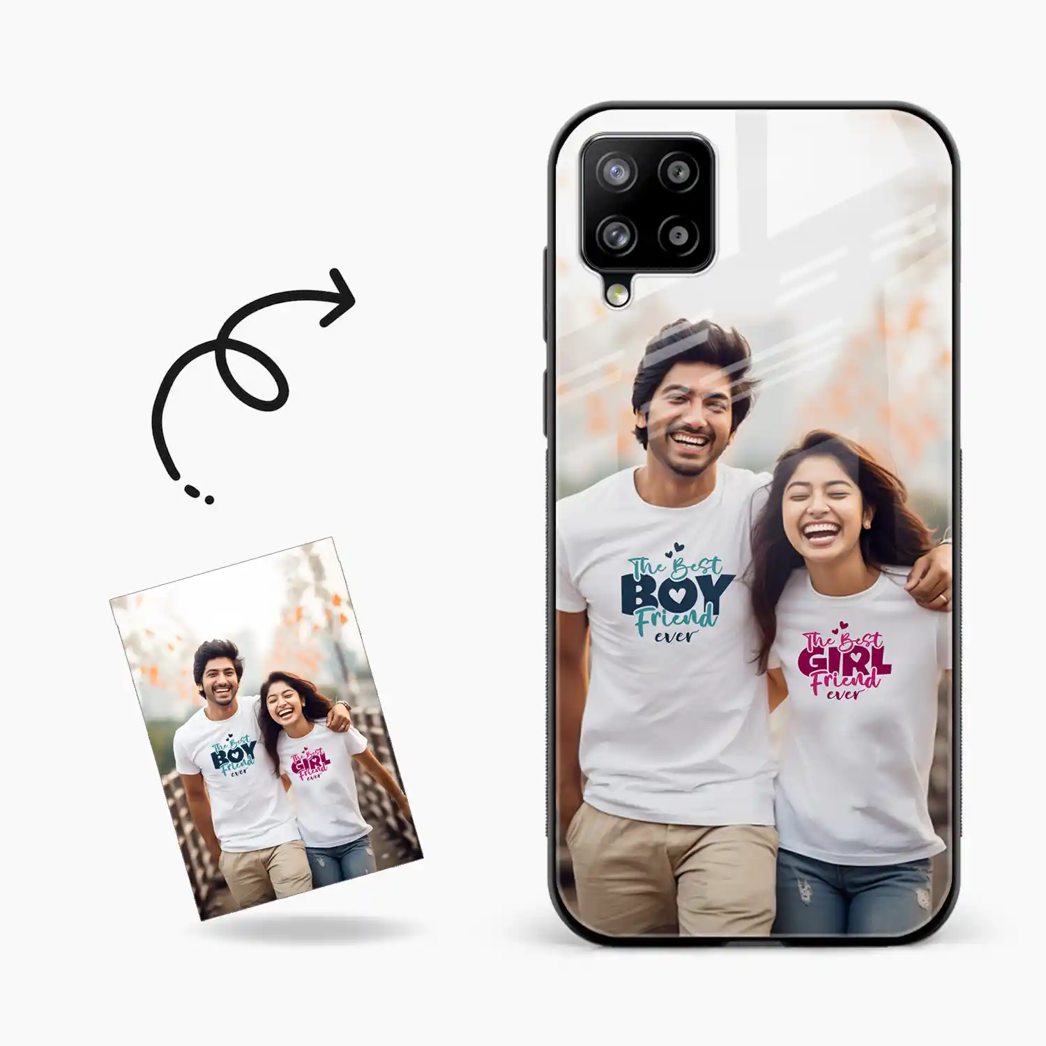 Customised Photo Printed Samsung M32 Back Cover