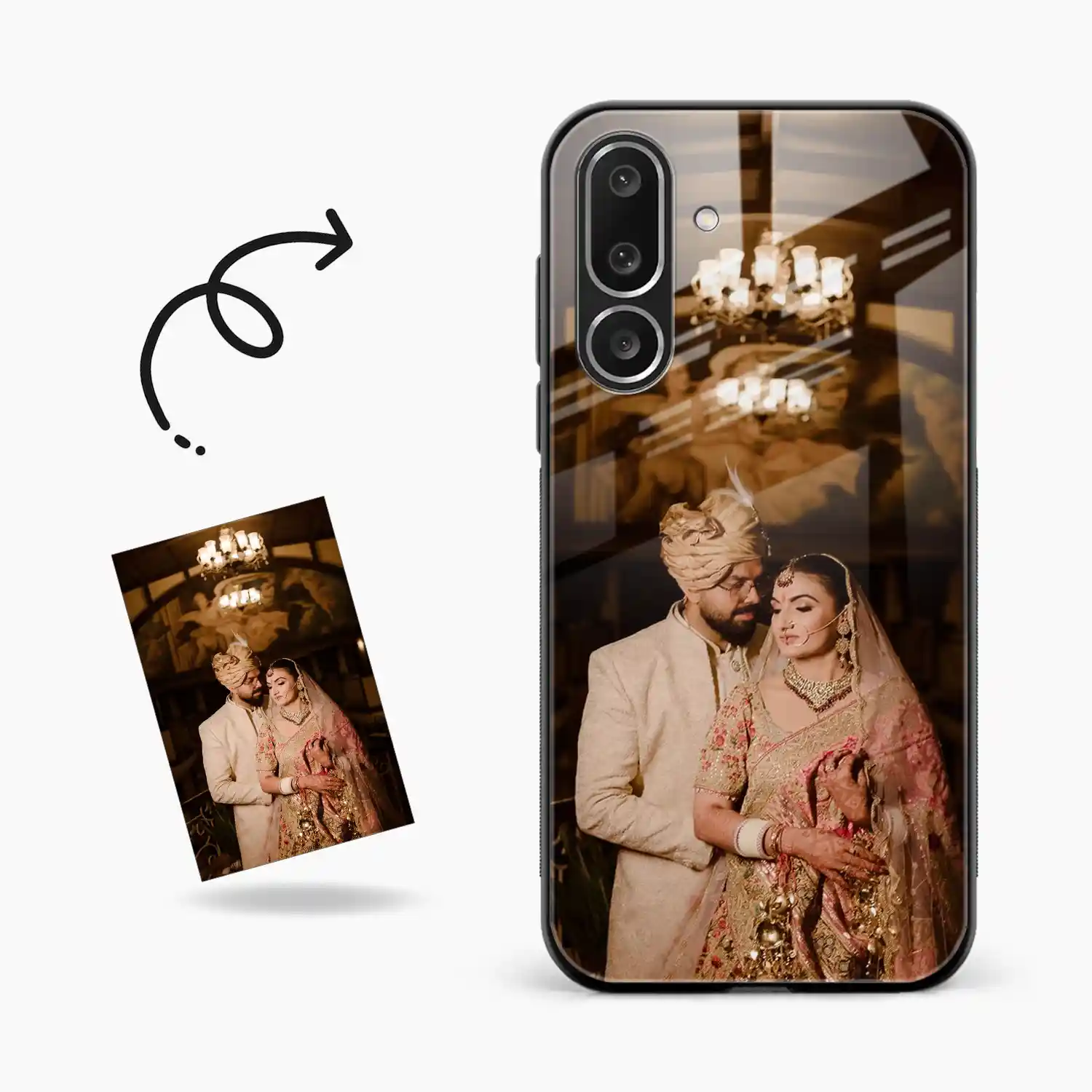 Customised Photo Printed Samsung M36 5G Back Cover