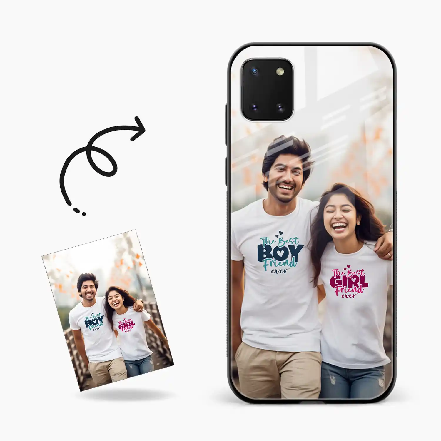 Customised Photo Printed Samsung Note 10 Lite Back Cover