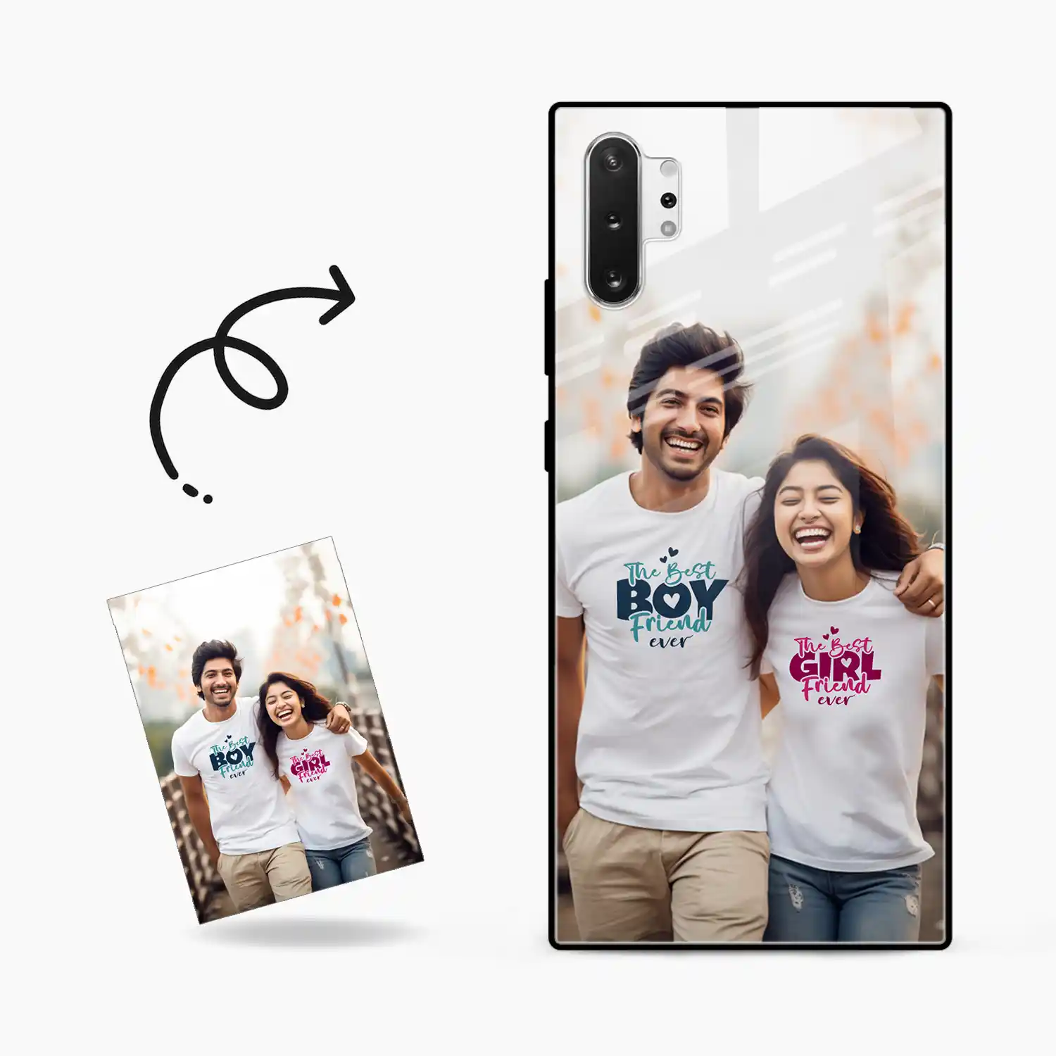 Customised Photo Printed Samsung Note 10 Plus Back Cover