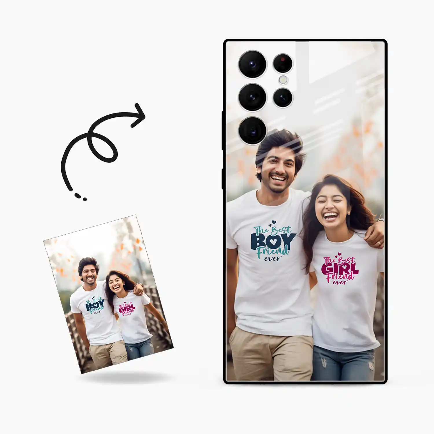 Customised Photo Printed Samsung S22 Ultra Back Cover