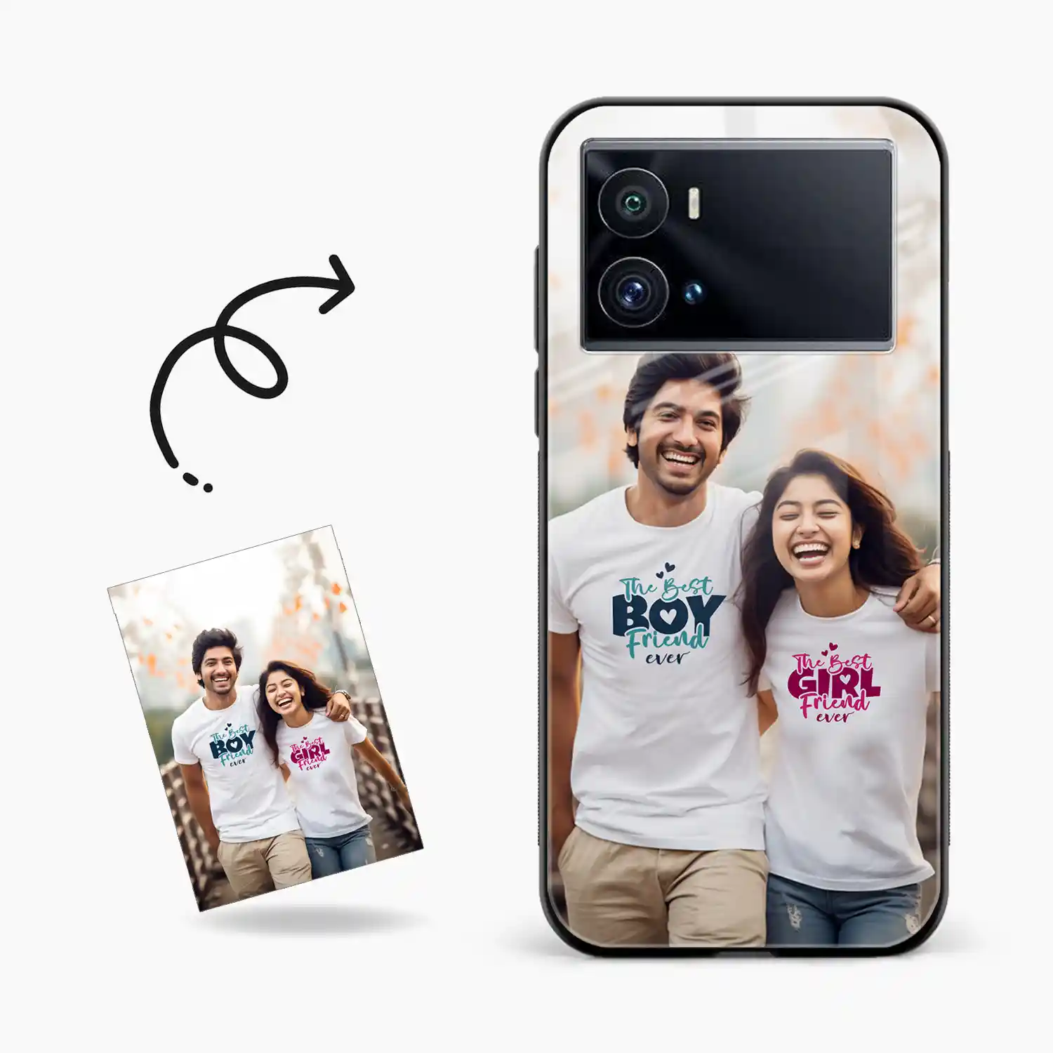 Customised Photo Printed Vivo Iqoo 9 Pro Back Cover