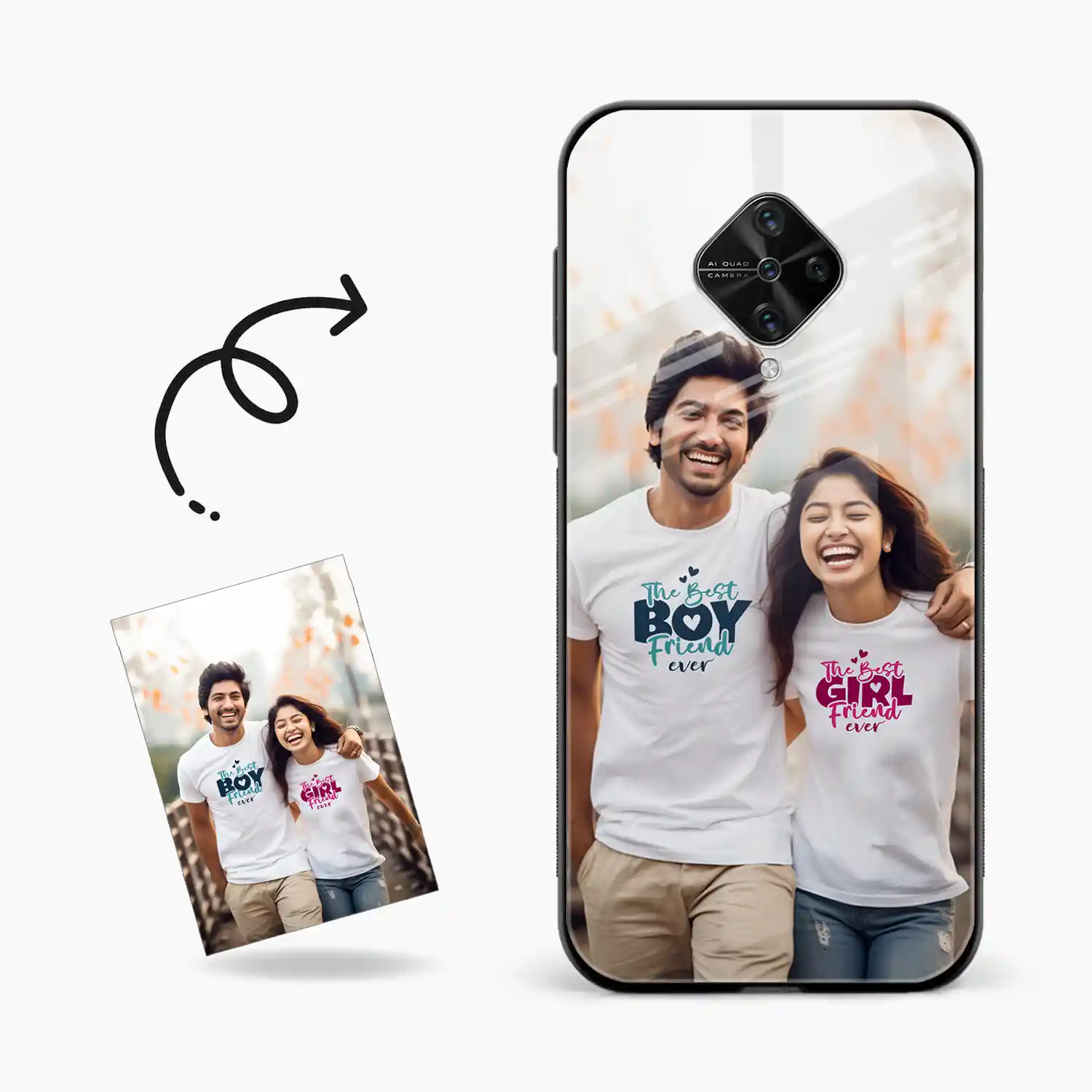 Customised Photo Printed Vivo S1 Pro Back Cover