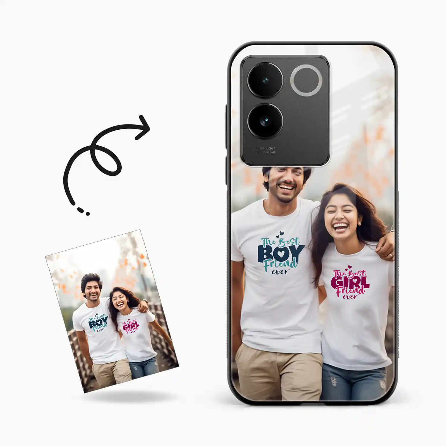 Customised Photo Printed Vivo T2 Pro 5g Back Cover
