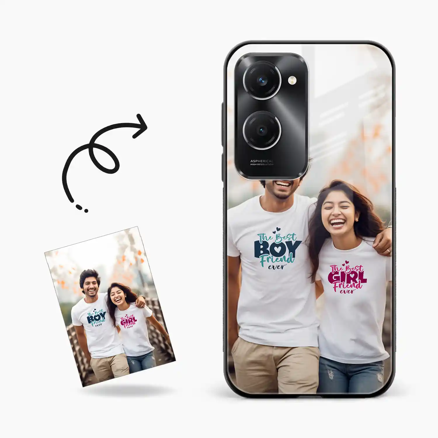 Customised Photo Printed Vivo T3 Lite 5g Back Cover