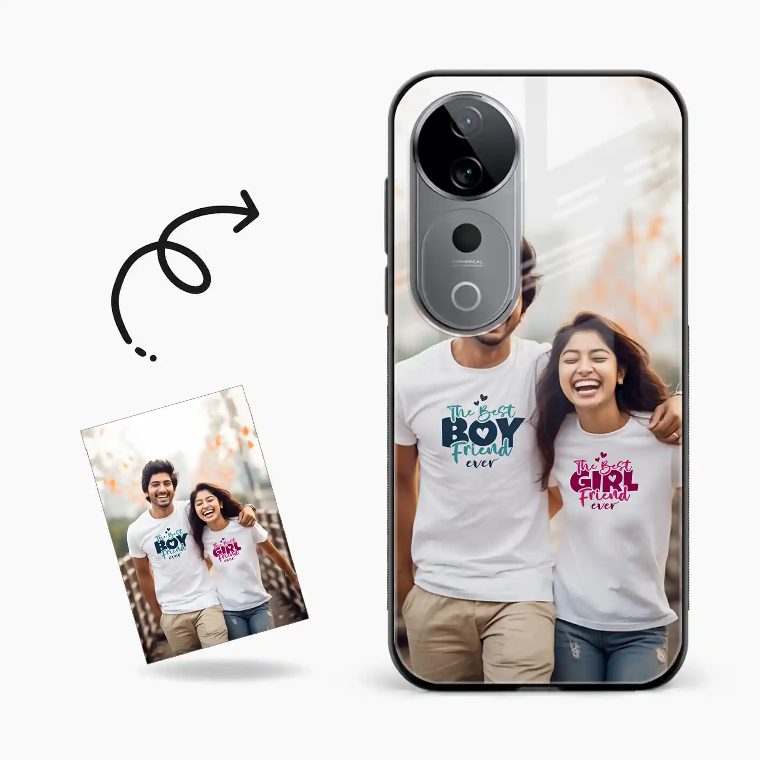 Customised Photo Printed Vivo T3 Ultra Back Cover