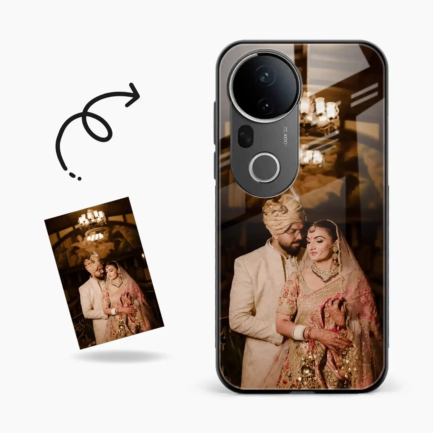 Customised Photo Printed Vivo T4 Ultra 5G Back Cover