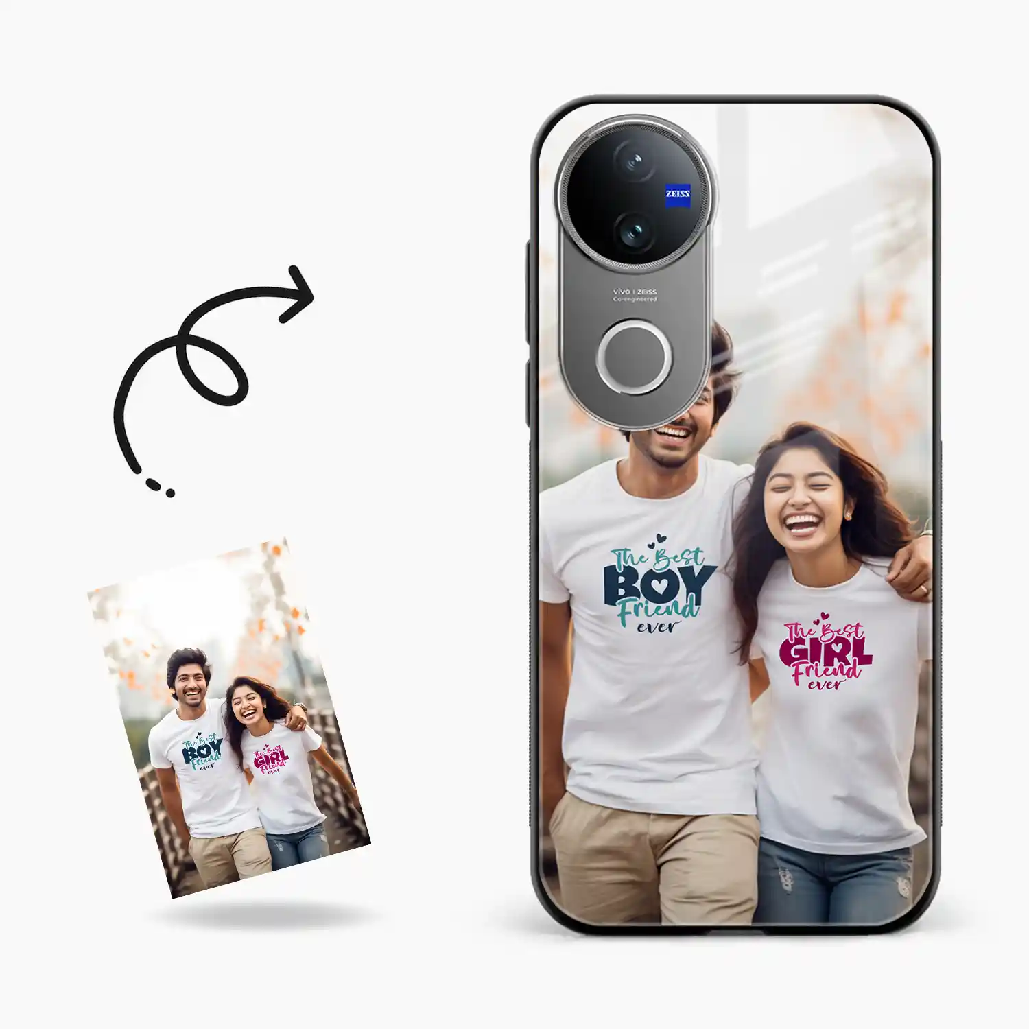 Customised Photo Printed Vivo T4R 5G Back Cover