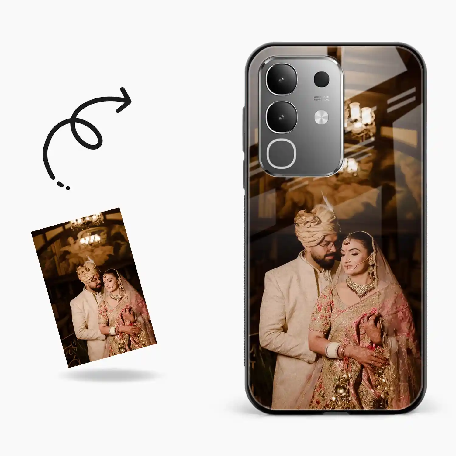 Customised Photo Printed Vivo T4x 5G Back Cover