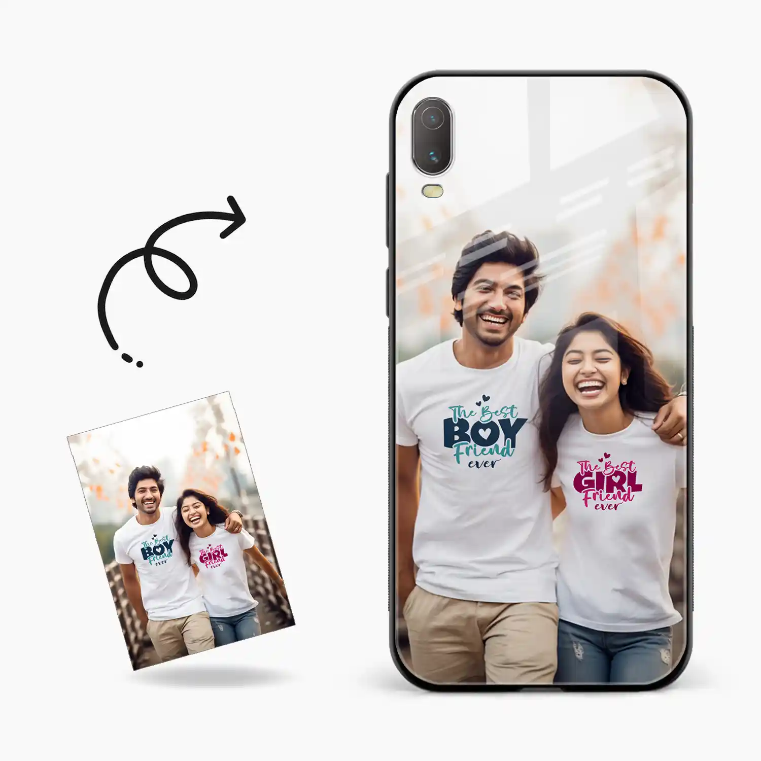 Customised Photo Printed Vivo V11 Pro Back Cover