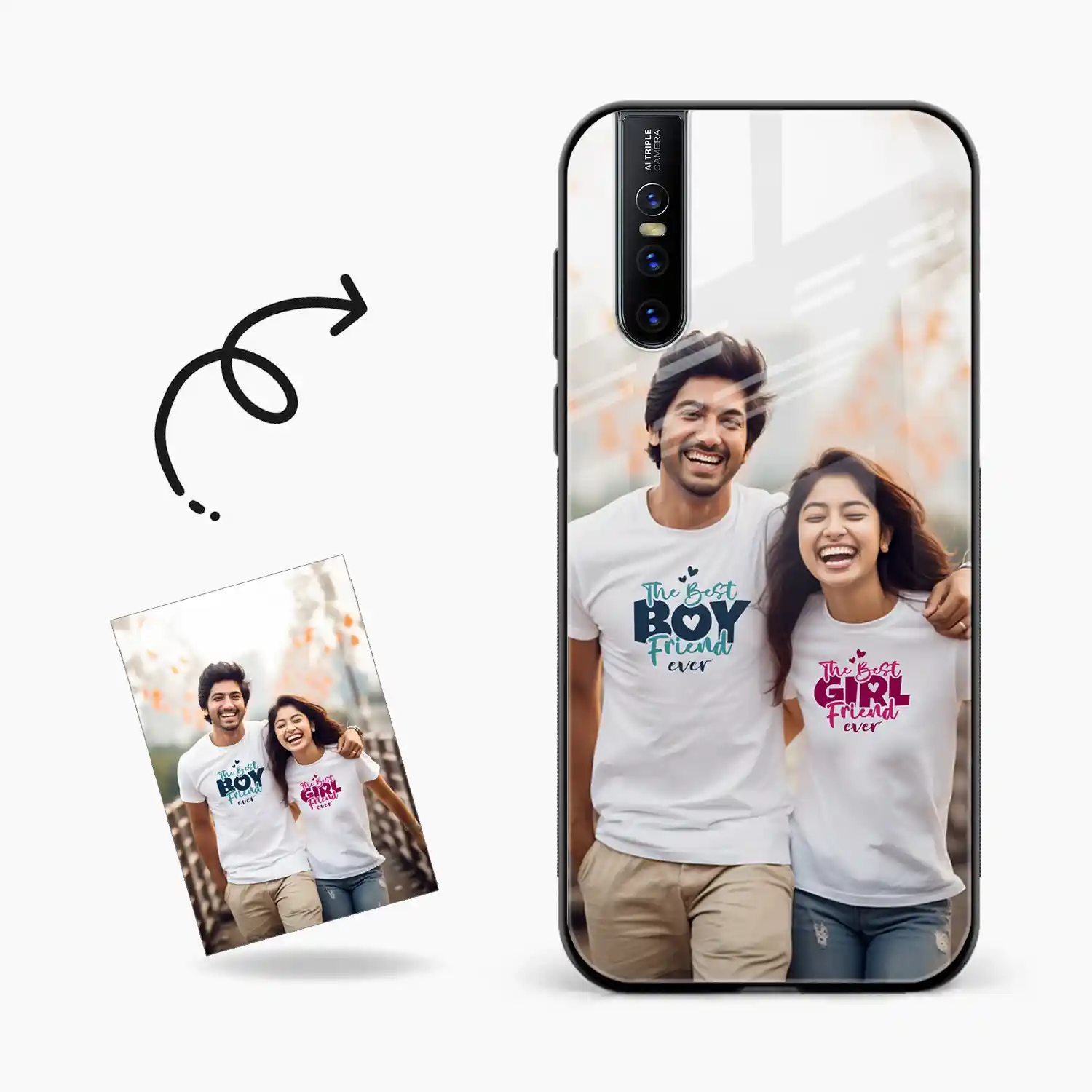 Customised Photo Printed Vivo V15 Pro Back Cover