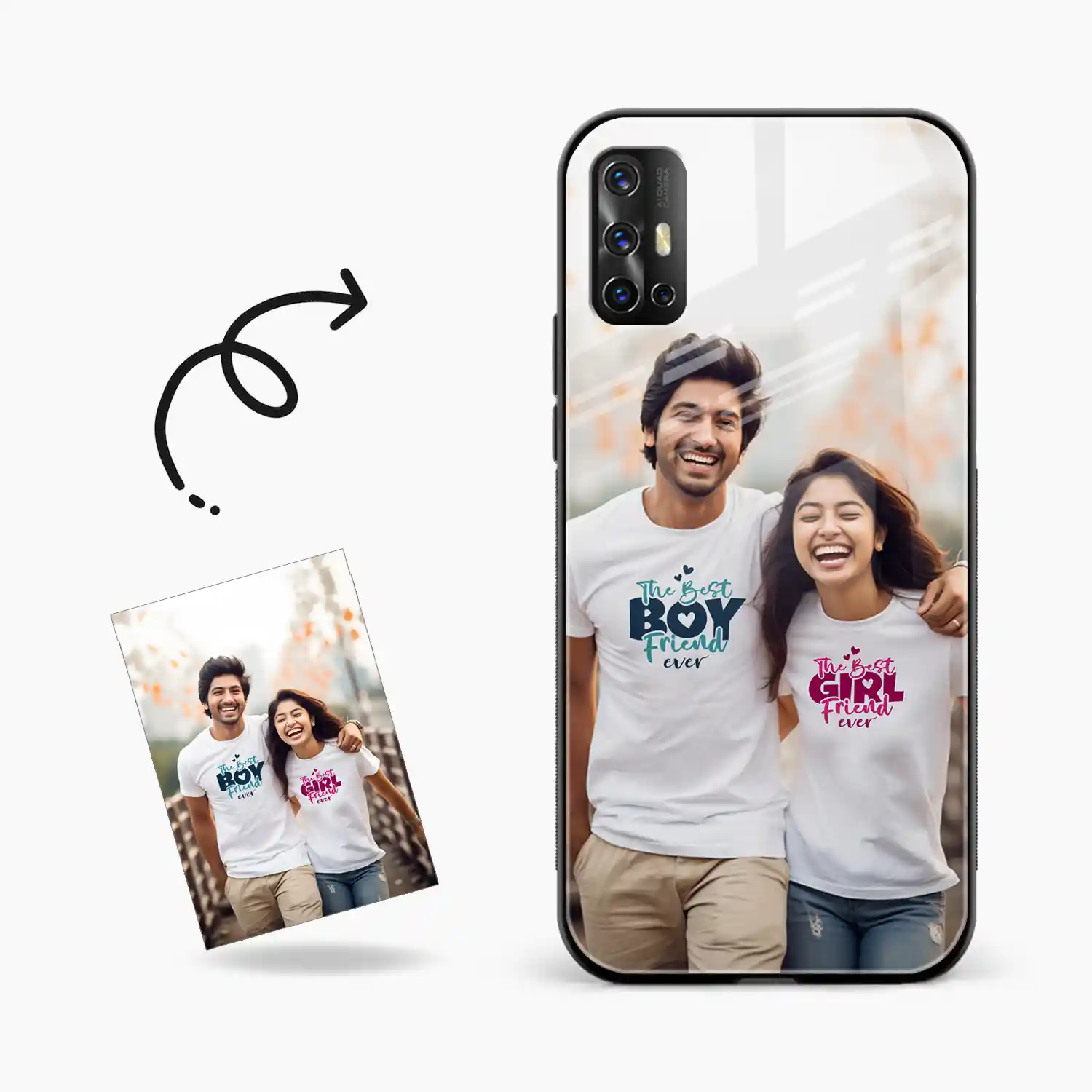 Customised Photo Printed Vivo V17 Back Cover