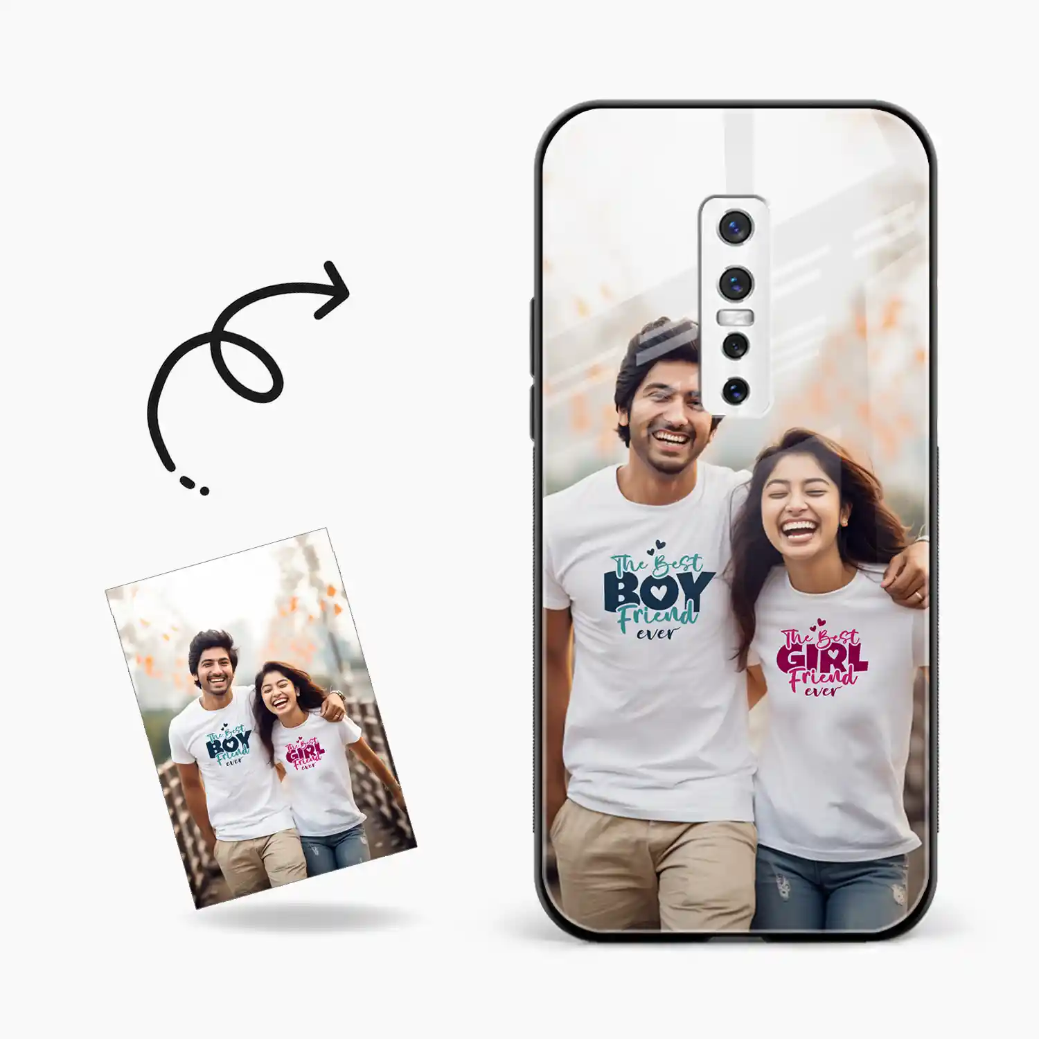 Customised Photo Printed Vivo V17 Pro Back Cover