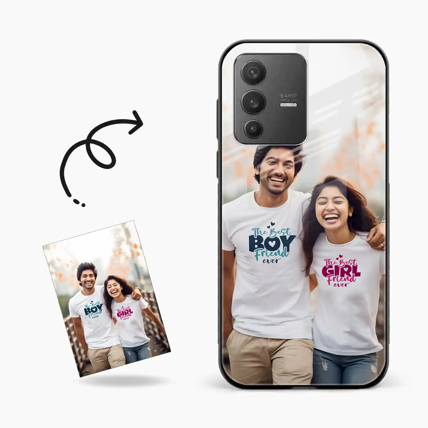 Customised Photo Printed Vivo V23 Pro Back Cover