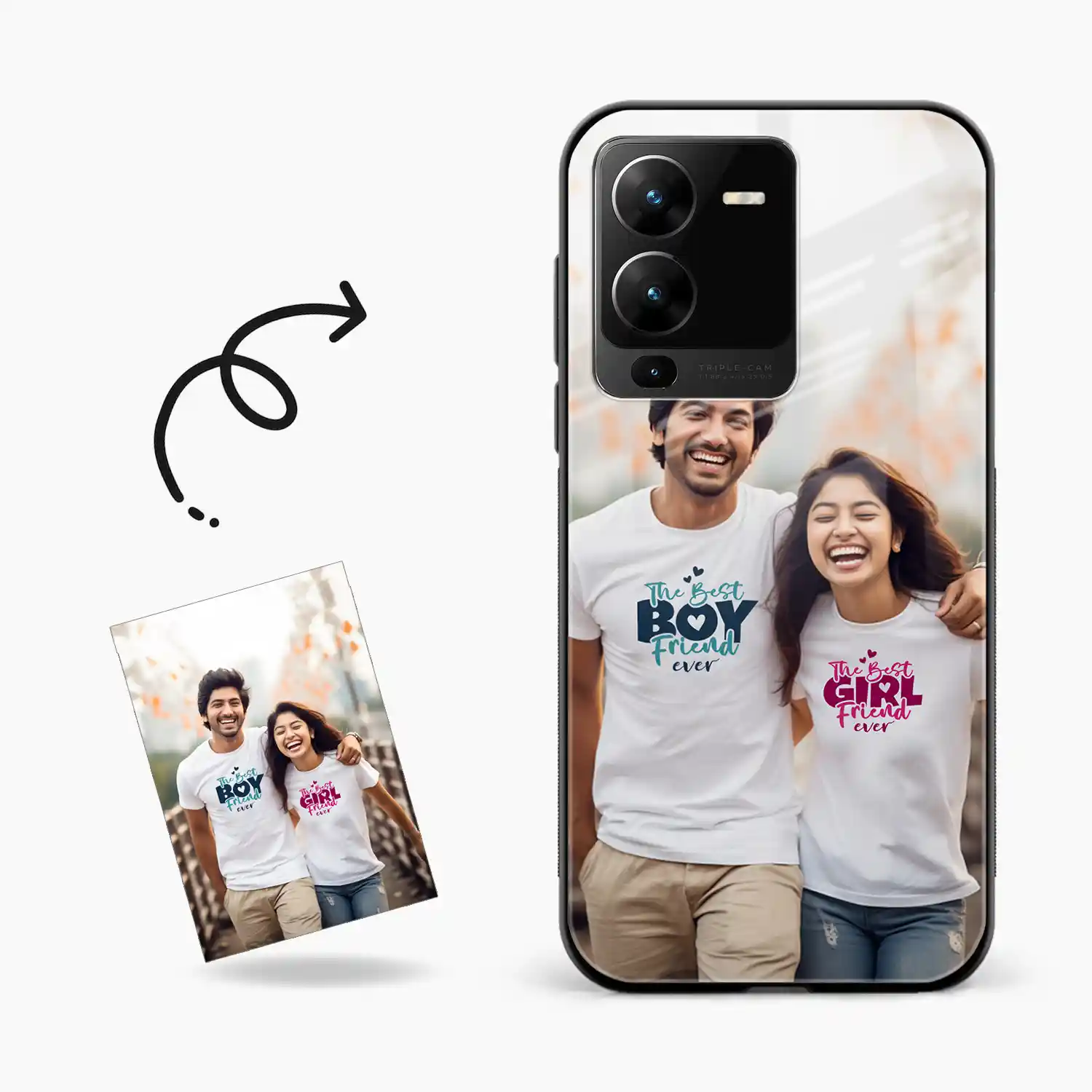 Customised Photo Printed Vivo V25 Pro Back Cover