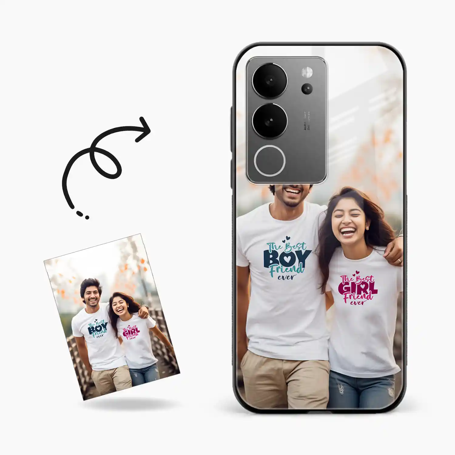 Customised Photo Printed Vivo V29 Pro Back Cover