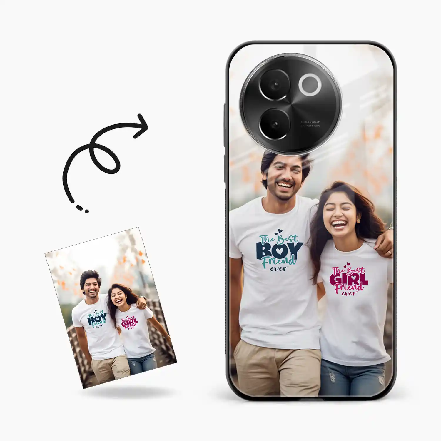 Customised Photo Printed Vivo V30e 5G Back Cover