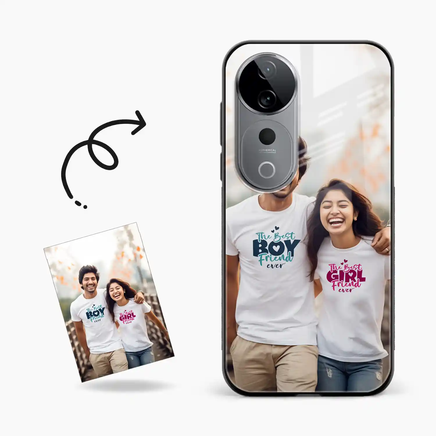 Customised Photo Printed Vivo V40 Pro 5G Back Cover