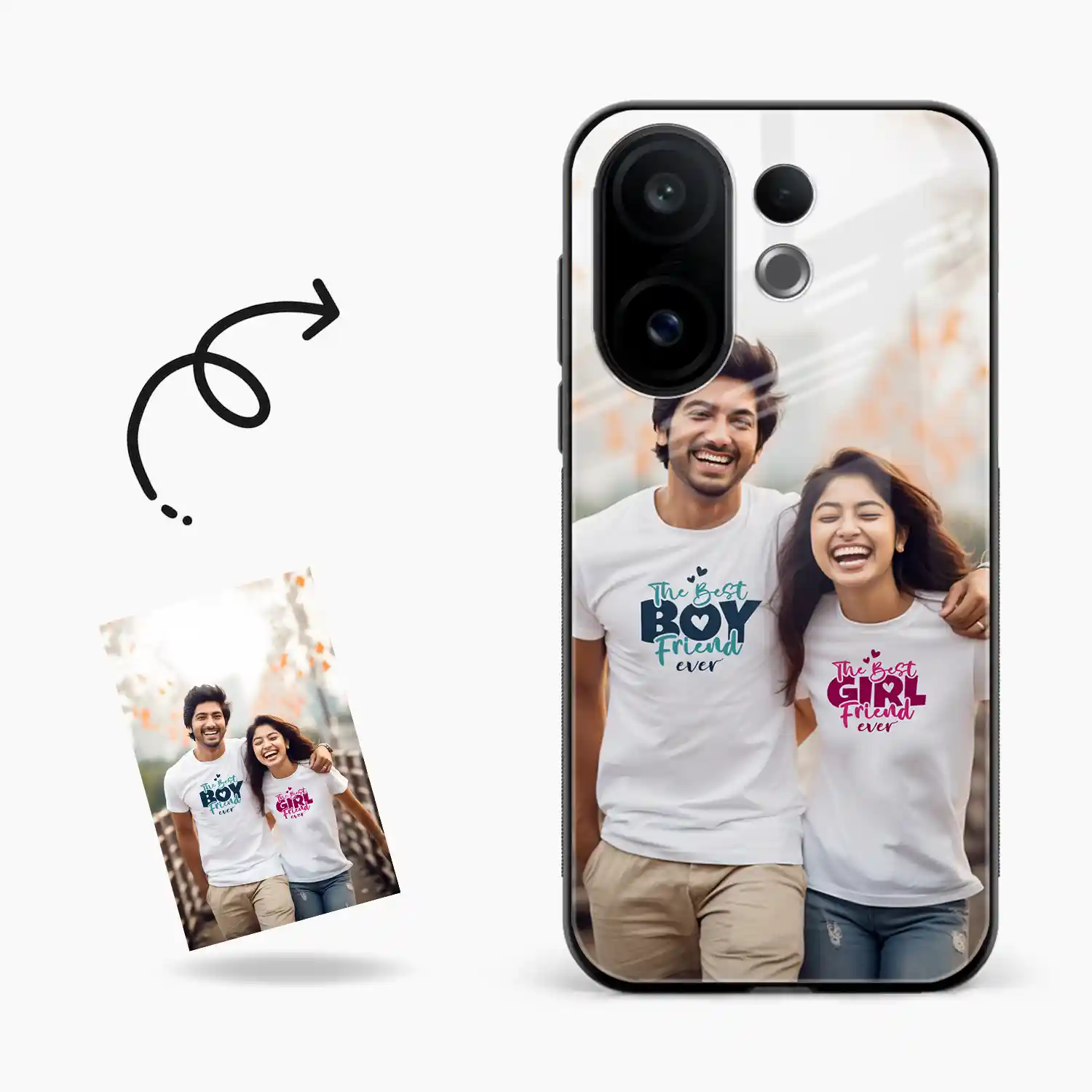 Customised Photo Printed Vivo V60 5G Back Cover
