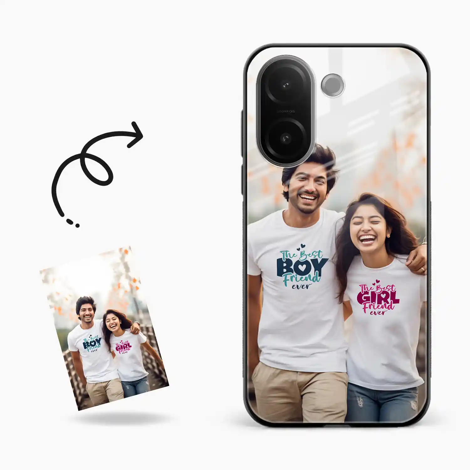 Customised Photo Printed Vivo V60e 5G Back Cover