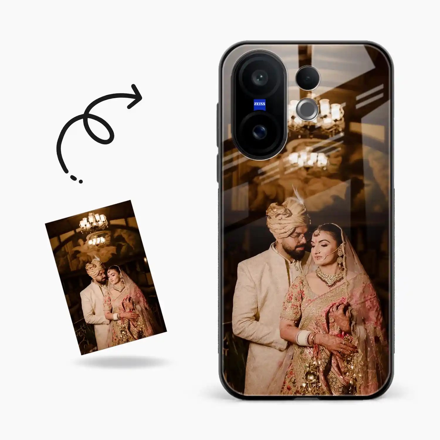 Customised Photo Printed Vivo X200 FE 5G Back Cover